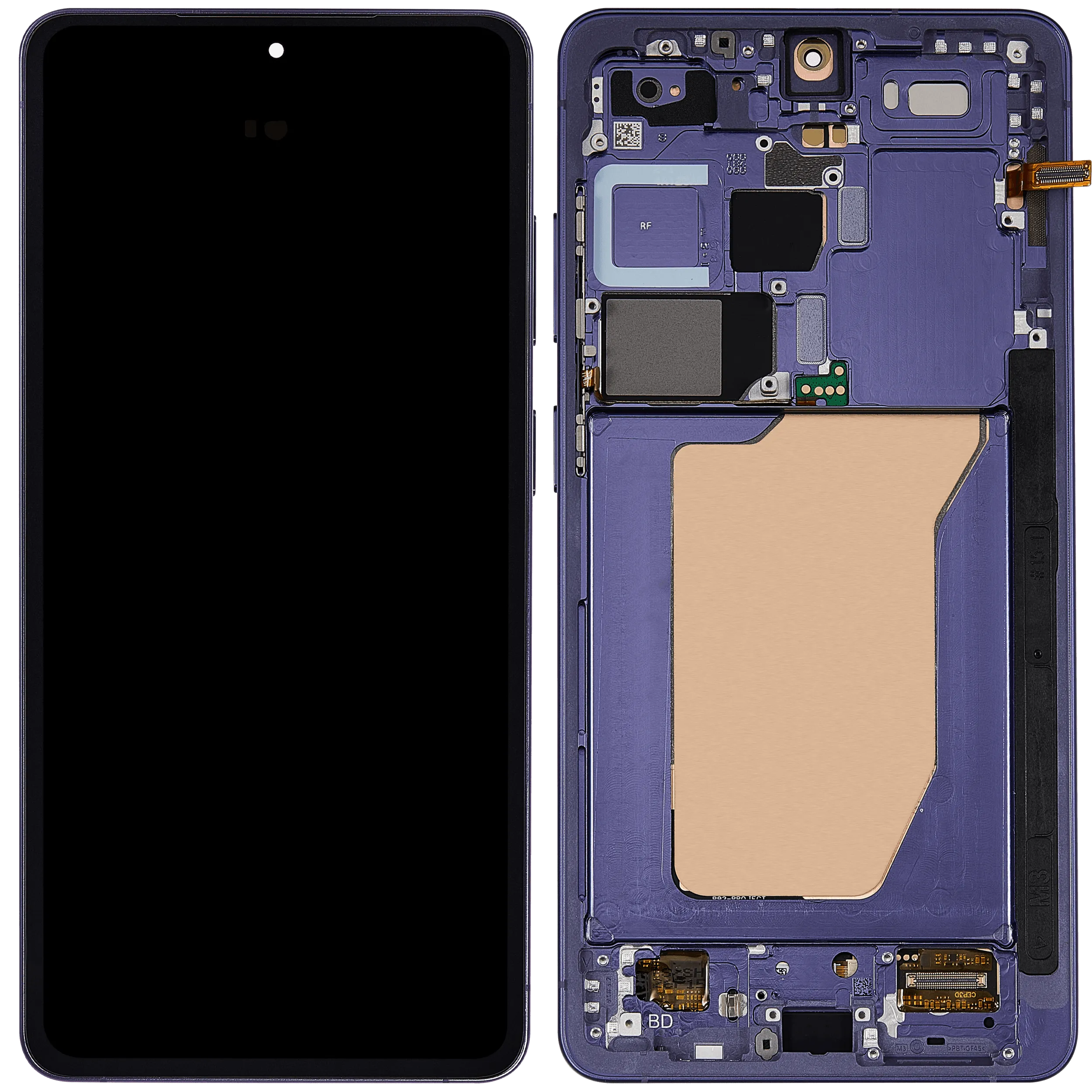 OLED Display mit Rahmen für Samsung Galaxy S26 Ultra 5G (US & International Version) (Aftermarket Plus) (120Hz) (Cobalt Violet) – Bild 2
