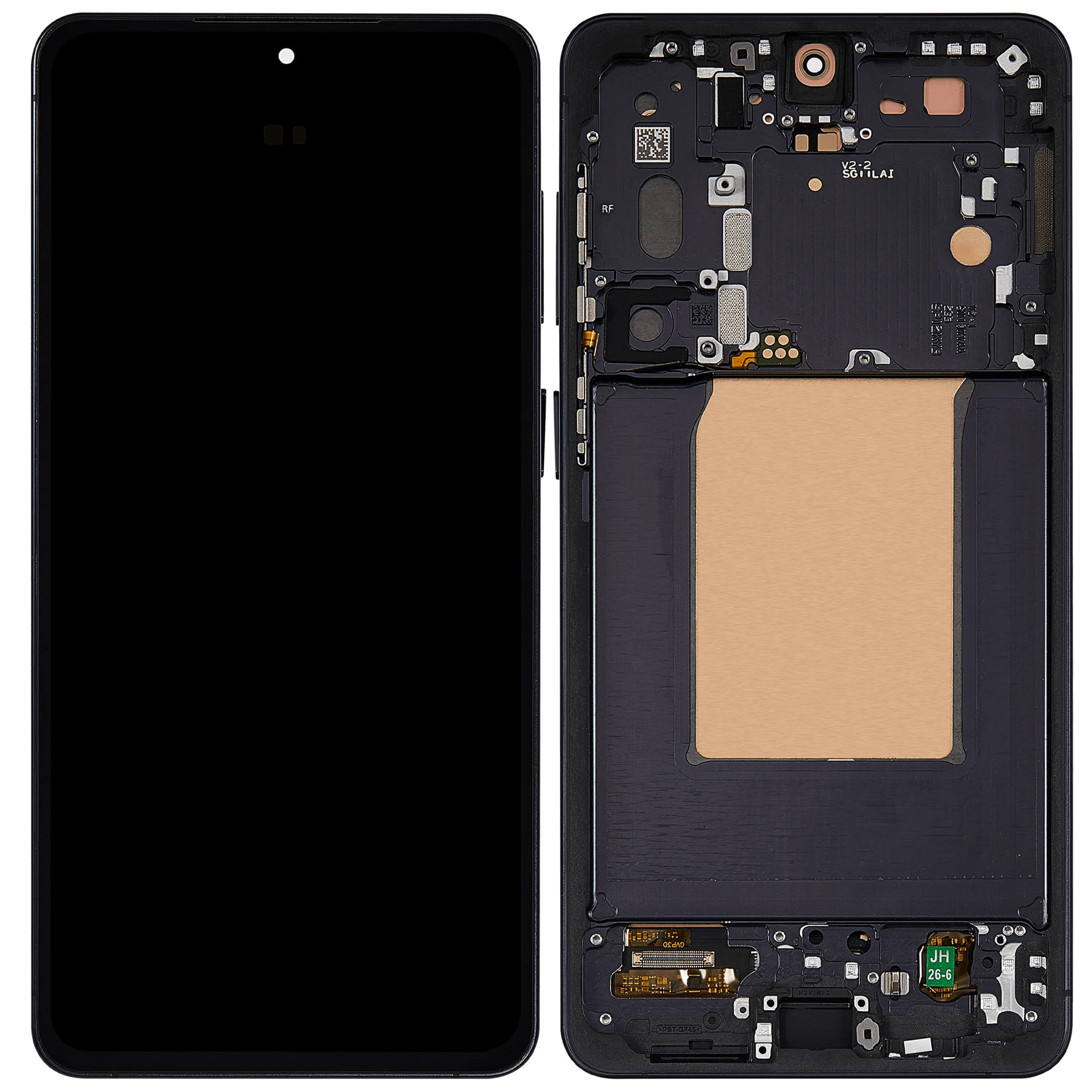 OLED Display mit Rahmen für Samsung Galaxy S26 Plus 5G (US & International Version) (Aftermarket Plus) (120Hz) (Black (Schwarz)) – Bild 2