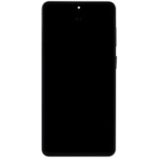 OLED Display mit Rahmen für Samsung Galaxy S26 Plus 5G (US & International Version) (Aftermarket Plus) (120Hz) (Black (Schwarz))