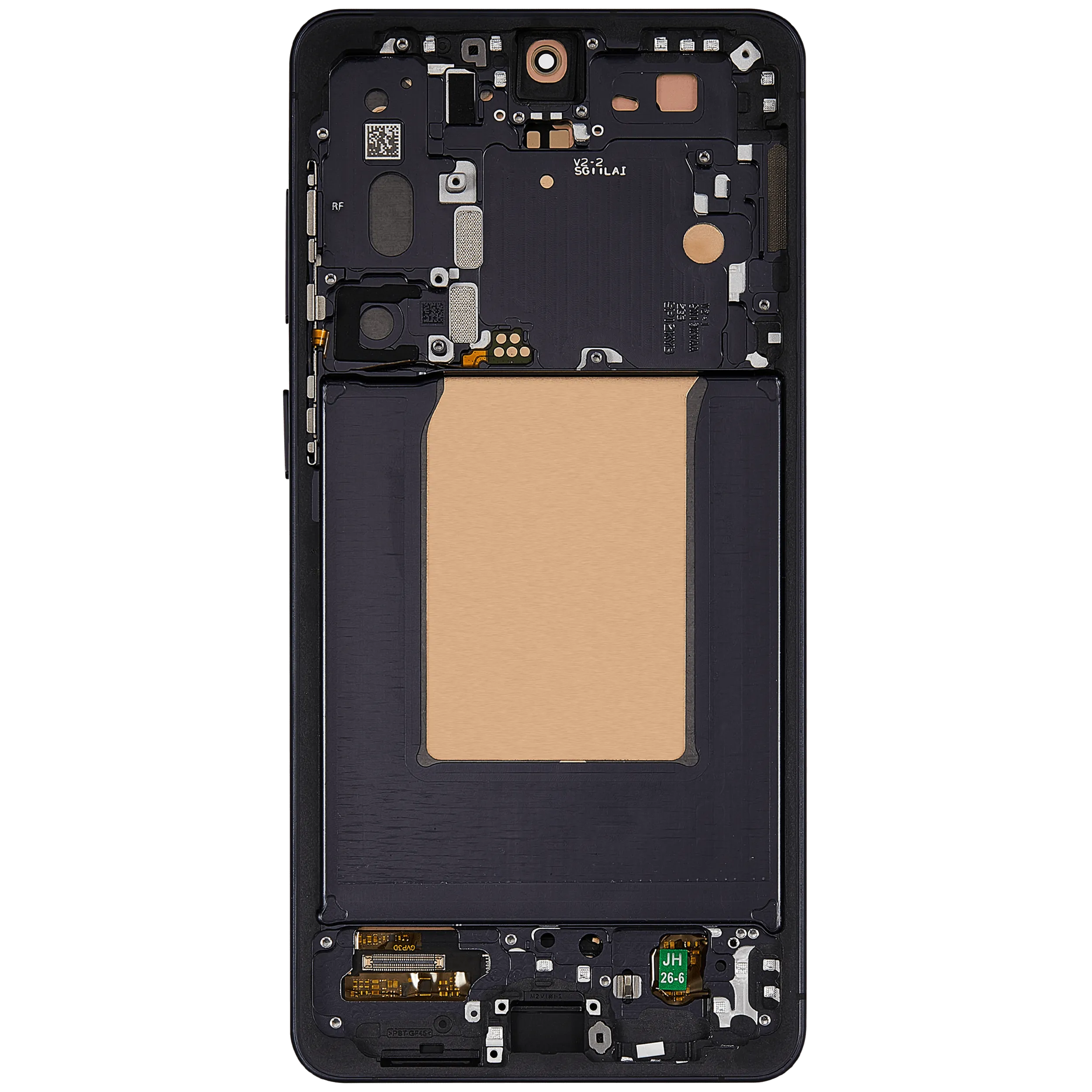 OLED Display mit Rahmen für Samsung Galaxy S26 Plus 5G (US & International Version) (Aftermarket Plus) (120Hz) (Black (Schwarz)) – Bild 4