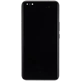 OLED Display mit Rahmen für Honor Magic 5 Pro (professionell aufgearbeitet) (Black (Schwarz))