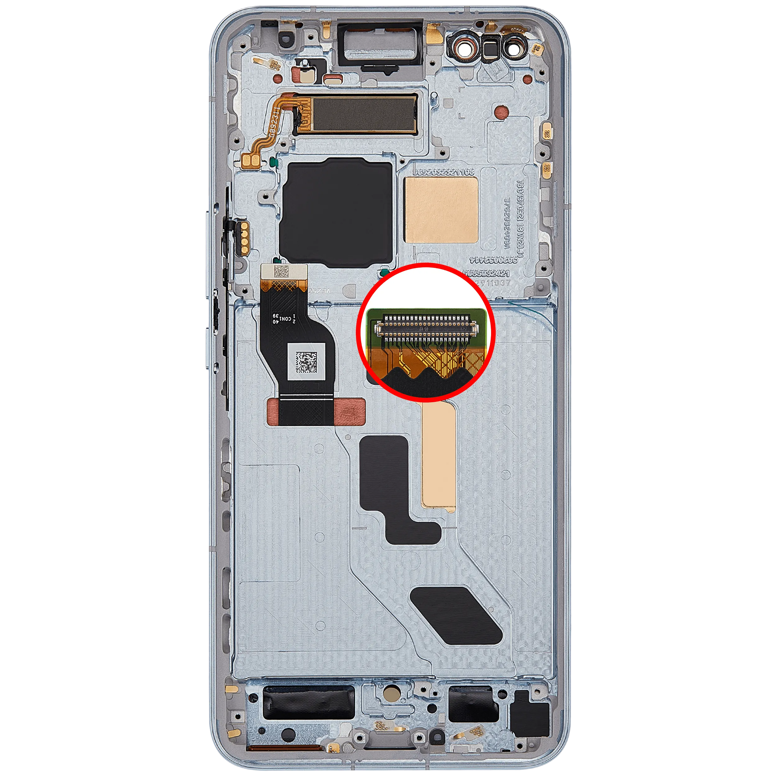 OLED Display mit Rahmen für Honor Magic 5 Pro (professionell aufgearbeitet) (Meadow Green) – Bild 4