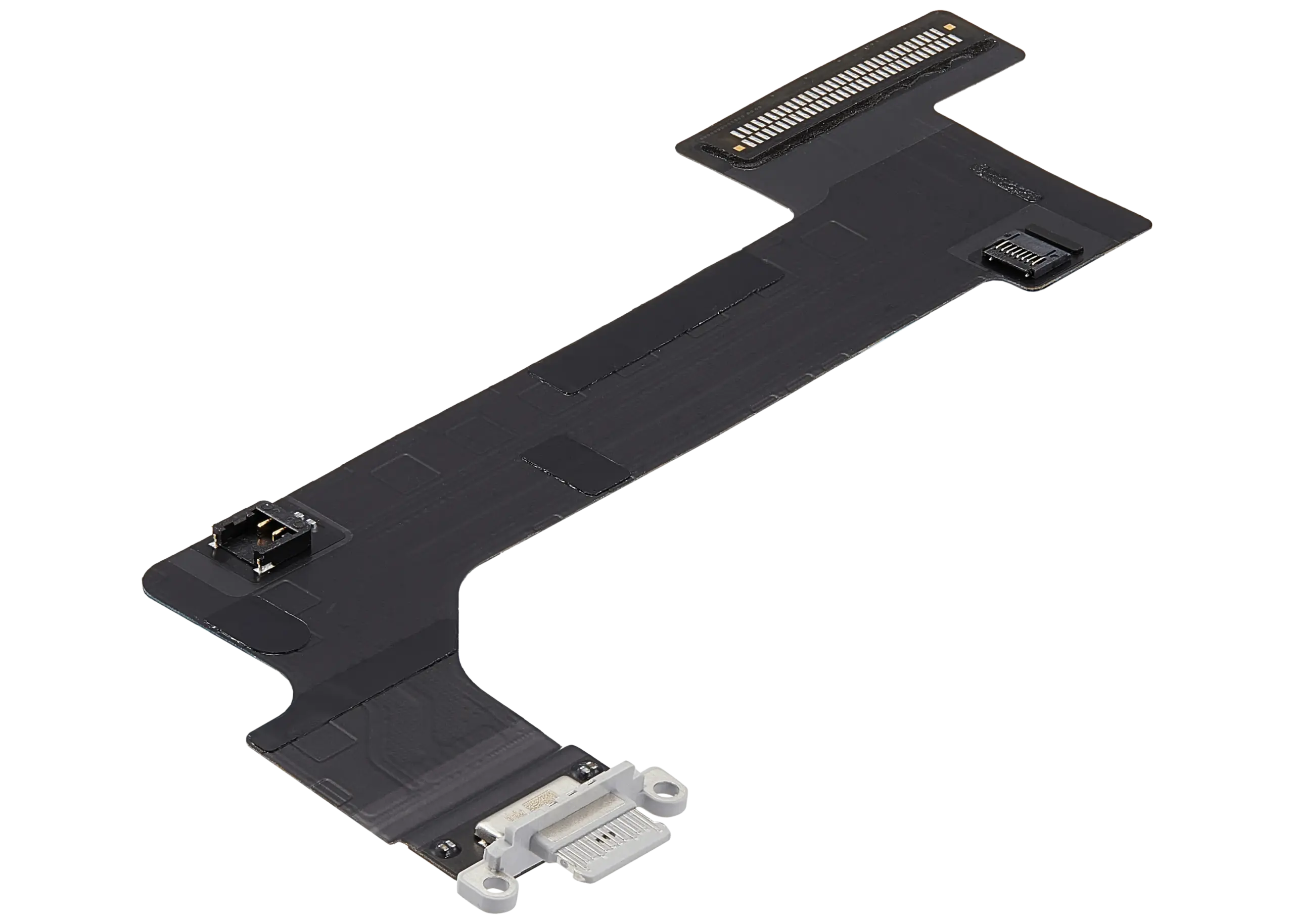 Ladebuchse Flexkabel für iPad 10 (2022) (Cellular) (ausgebautes Originalteil: Grade A) (Silver (Silber)) – Bild 4