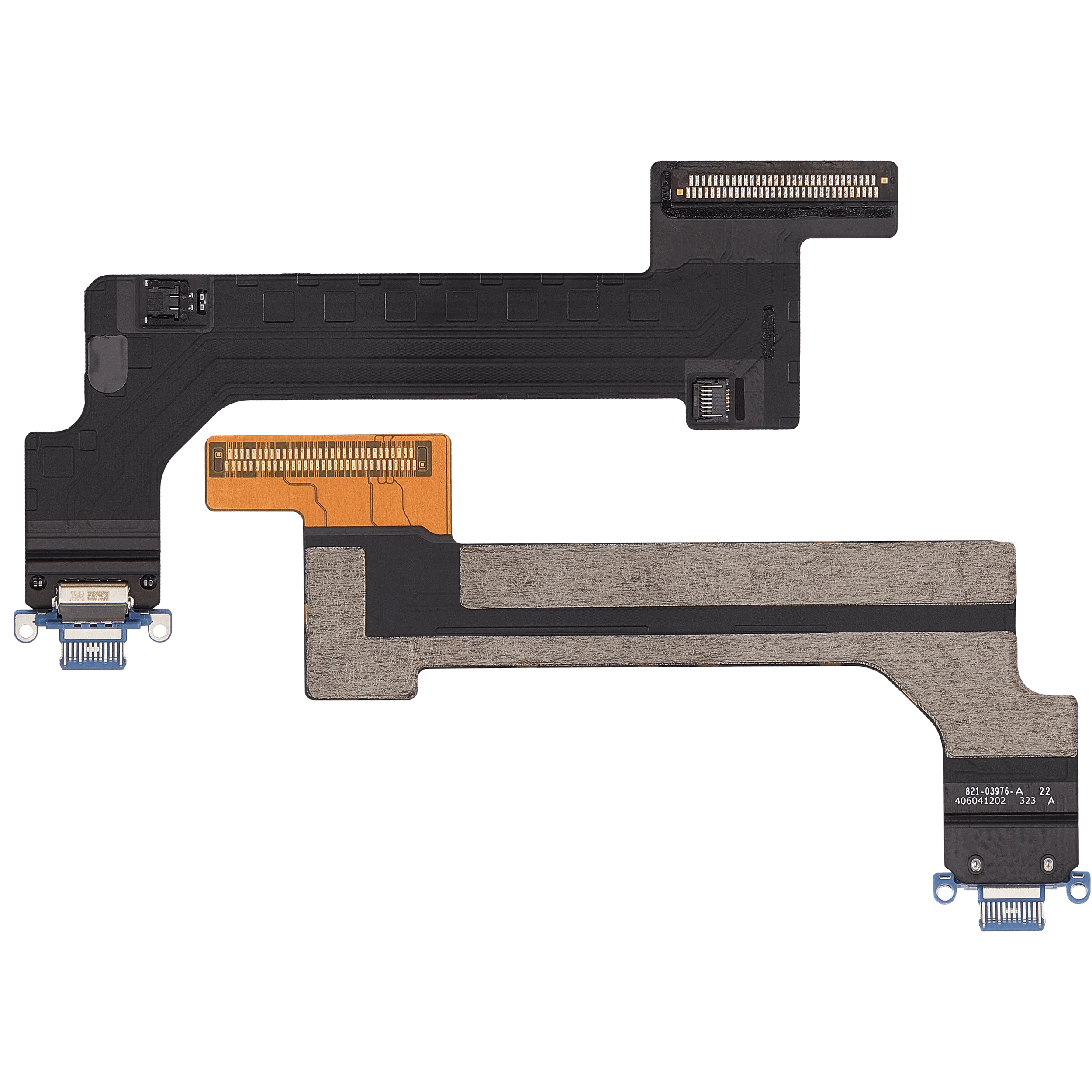 Ladebuchse Flexkabel für iPad 10 (2022) (Cellular) (ausgebautes Originalteil: Grade A) (Blue (Blau)) – Bild 2