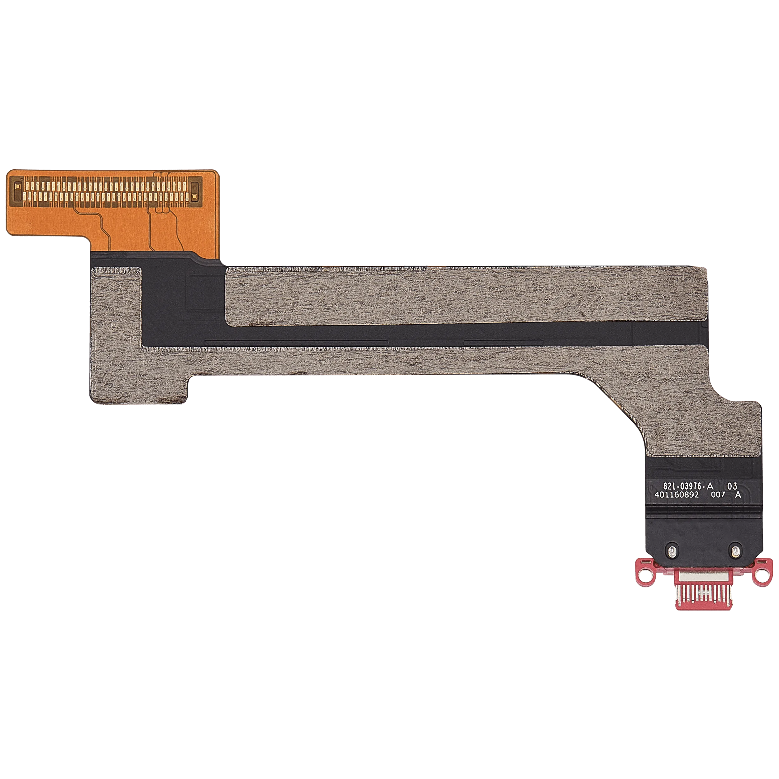 Ladebuchse Flexkabel für iPad 10 (2022) (Cellular) (ausgebautes Originalteil: Grade A) (Pink (Rosa)) – Bild 3