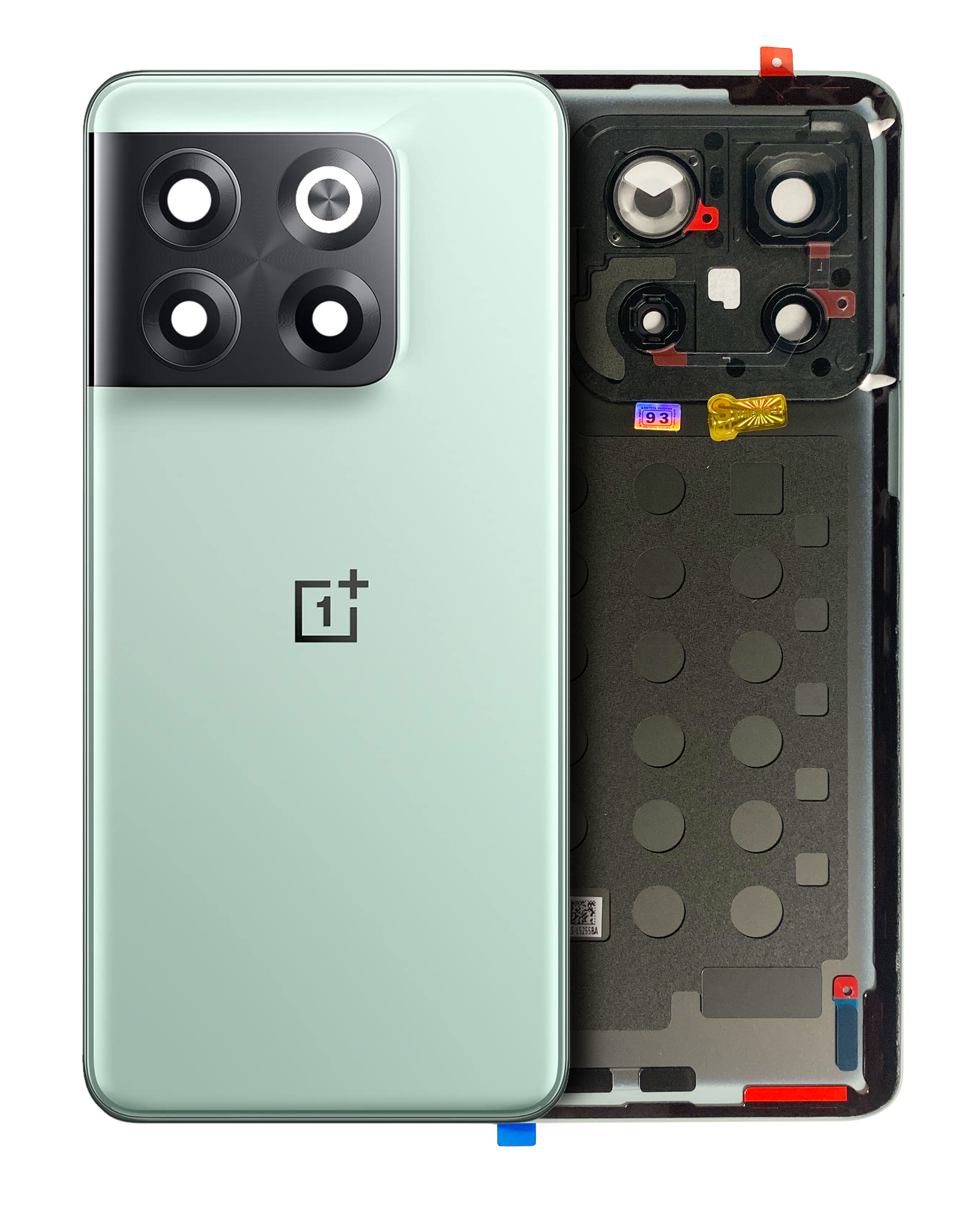 Rückdeckelglas mit Kameraglas für OnePlus 7 (Aftermarket Plus) (Mirror Blue) – Bild 3