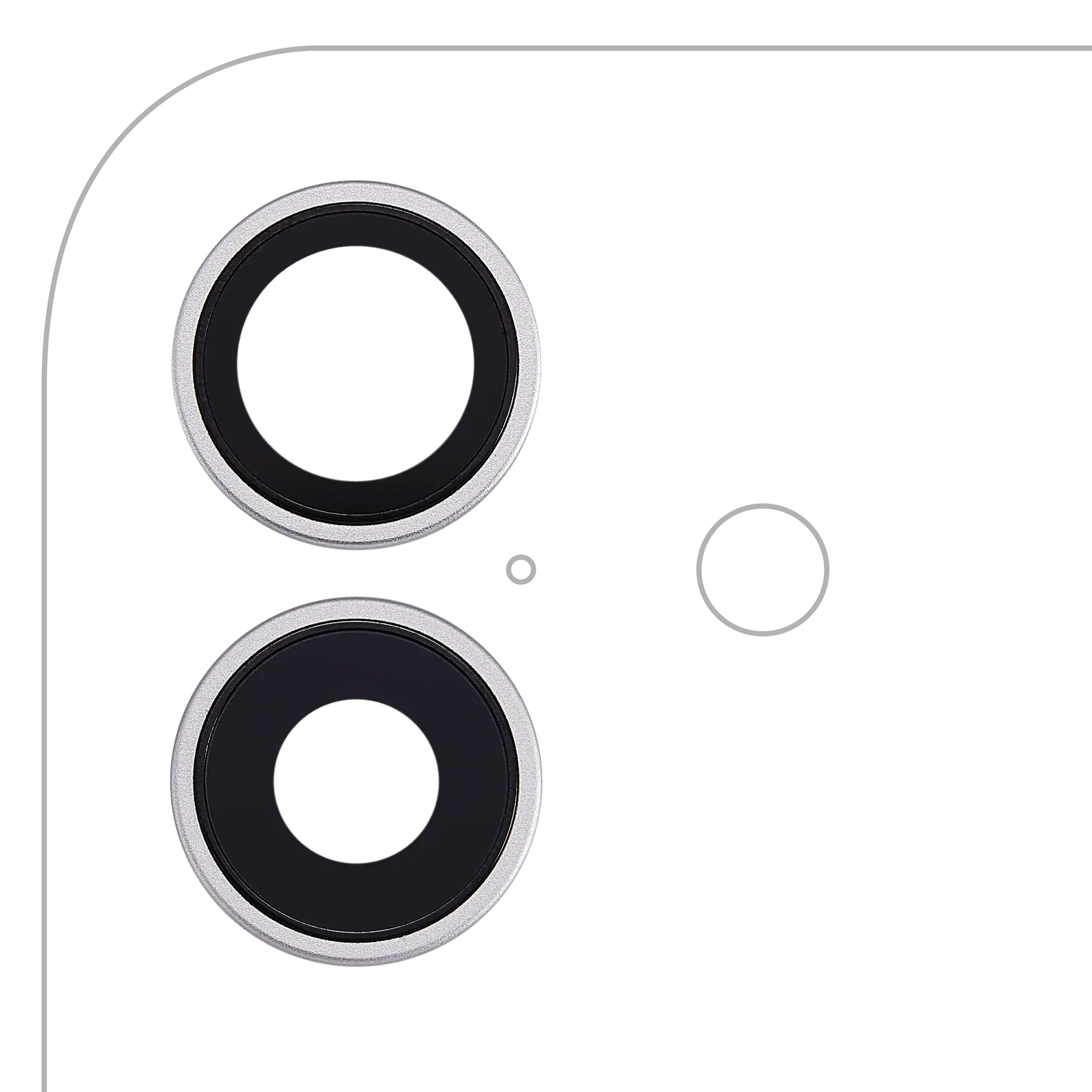 Rückkamera-Blendenring einzeln für iPhone 17 (2-teiliges Set) (Lavender) (10er-Pack) – Bild 3