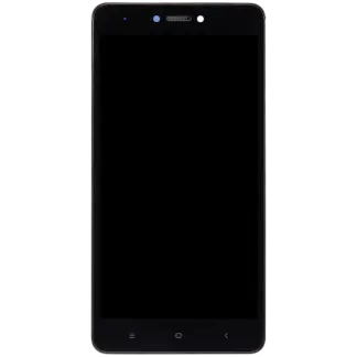 LCD Display mit Rahmen für Xiaomi Redmi Note 4x (Aftermarket Plus) (Black (Schwarz))