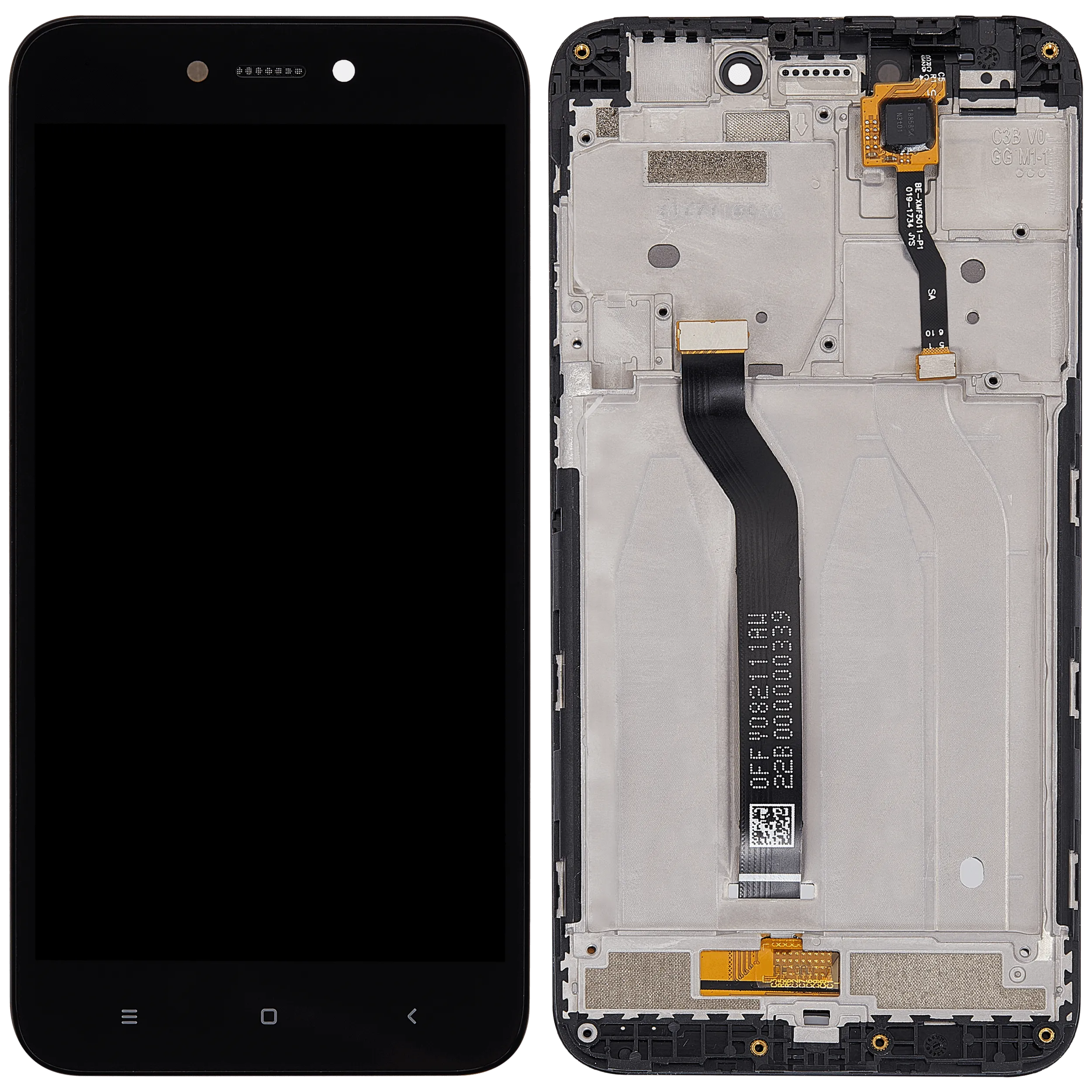 LCD Display mit Rahmen für Xiaomi Redmi 5A (Aftermarket Plus) – Bild 3