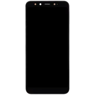 LCD Display mit Rahmen für Xiaomi Mi A2 (Aftermarket Plus) (Black (Schwarz))