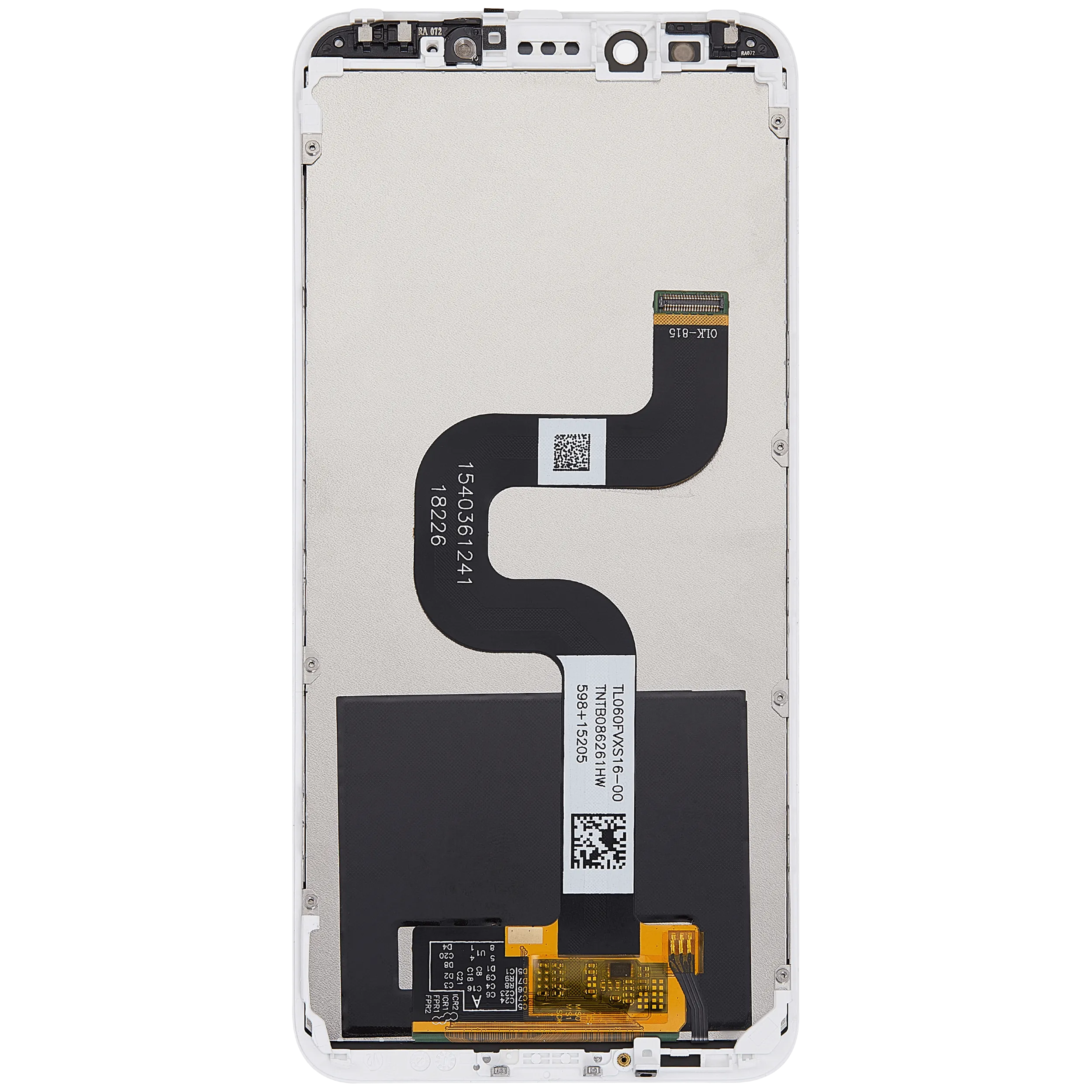 LCD Display mit Rahmen für Xiaomi Mi A2 (Aftermarket Plus) (White (Weiß)) – Bild 2
