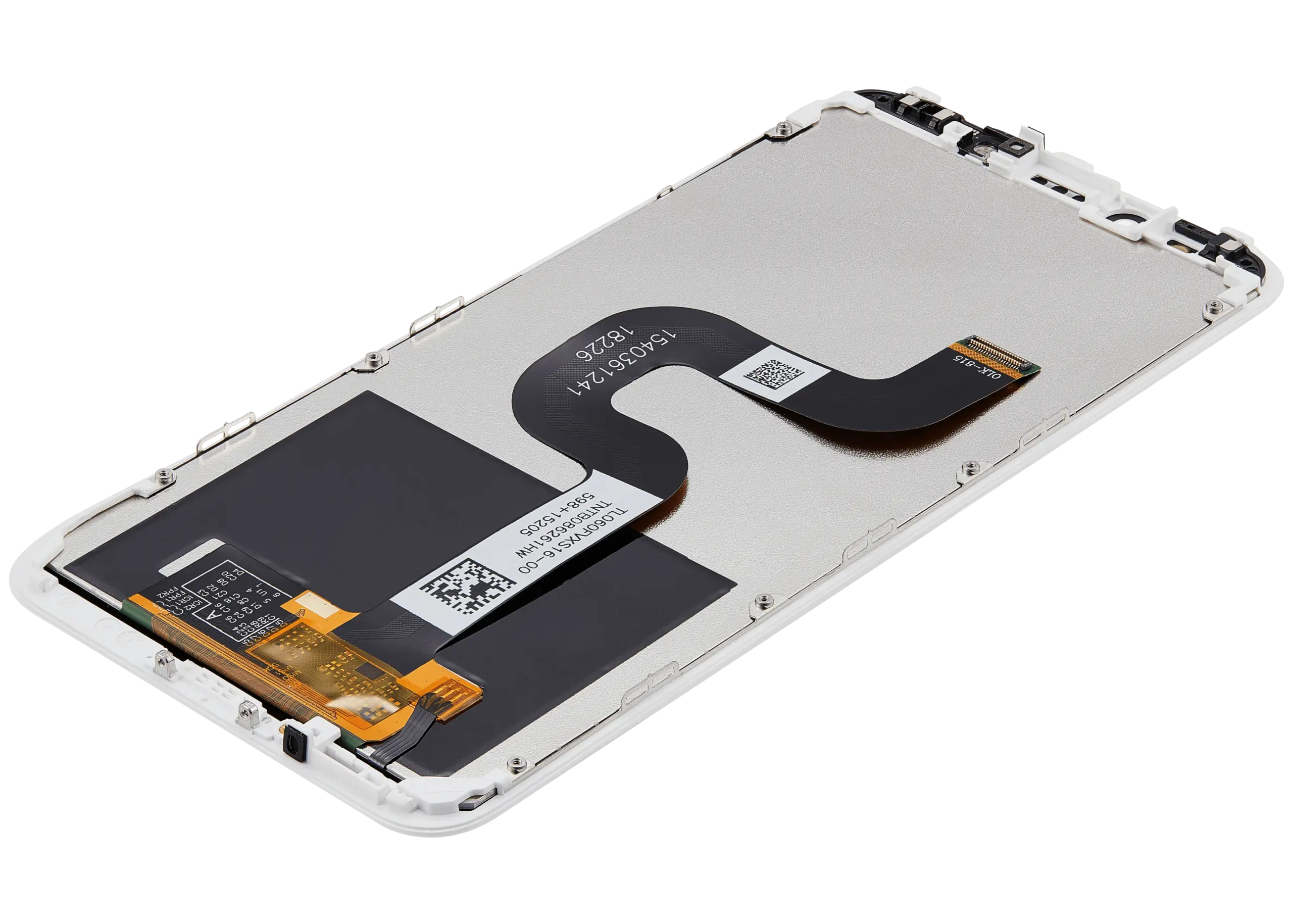 LCD Display mit Rahmen für Xiaomi Mi A2 (Aftermarket Plus) (White (Weiß)) – Bild 4
