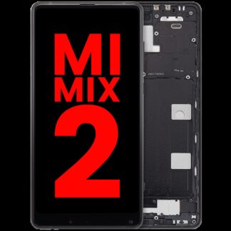 LCD Display mit Rahmen für Xiaomi Mi Mix 2 (Aftermarket Plus) (Black (Schwarz))