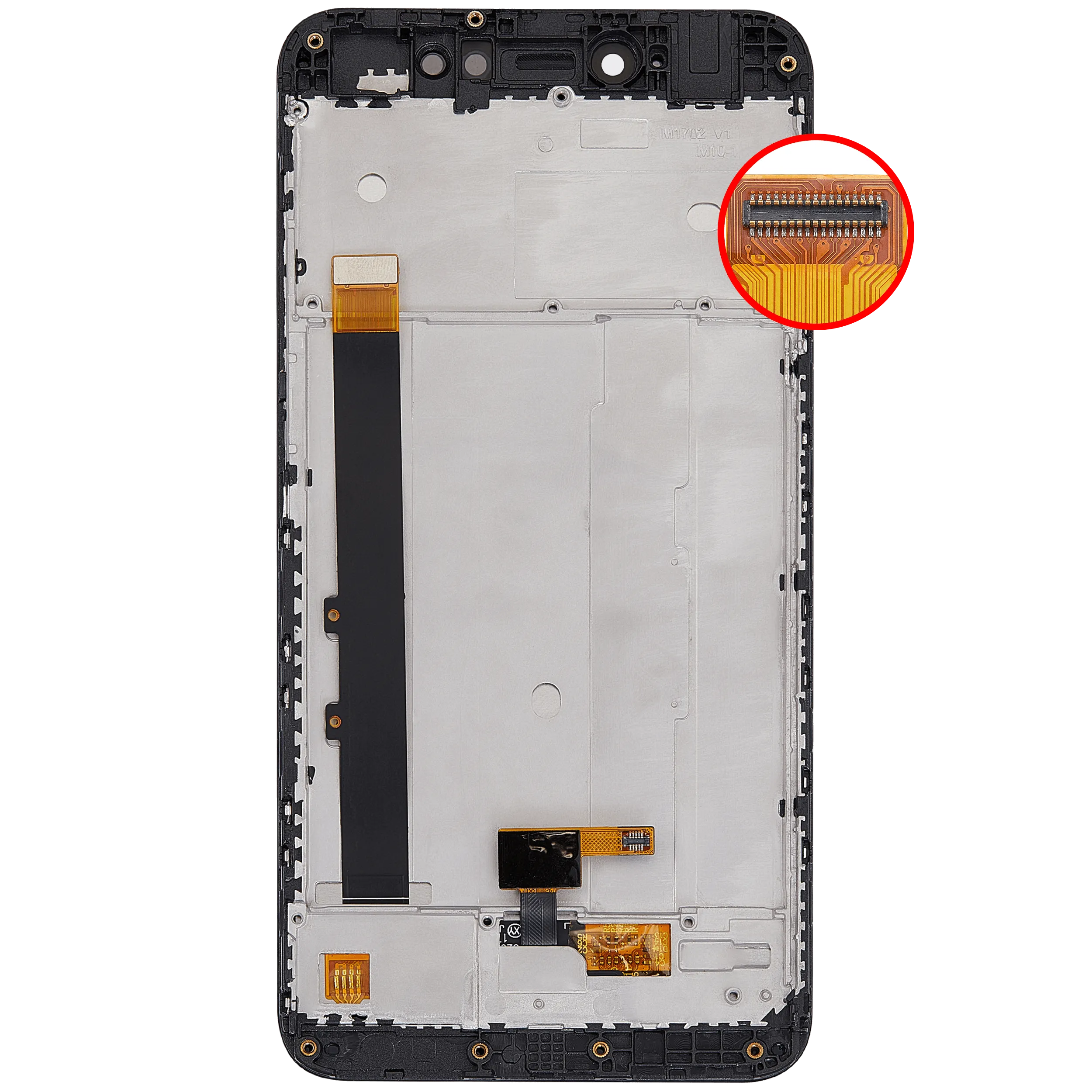 LCD Display mit Rahmen für Xiaomi Redmi Note 5A (Aftermarket Plus) (Black (Schwarz)) – Bild 3