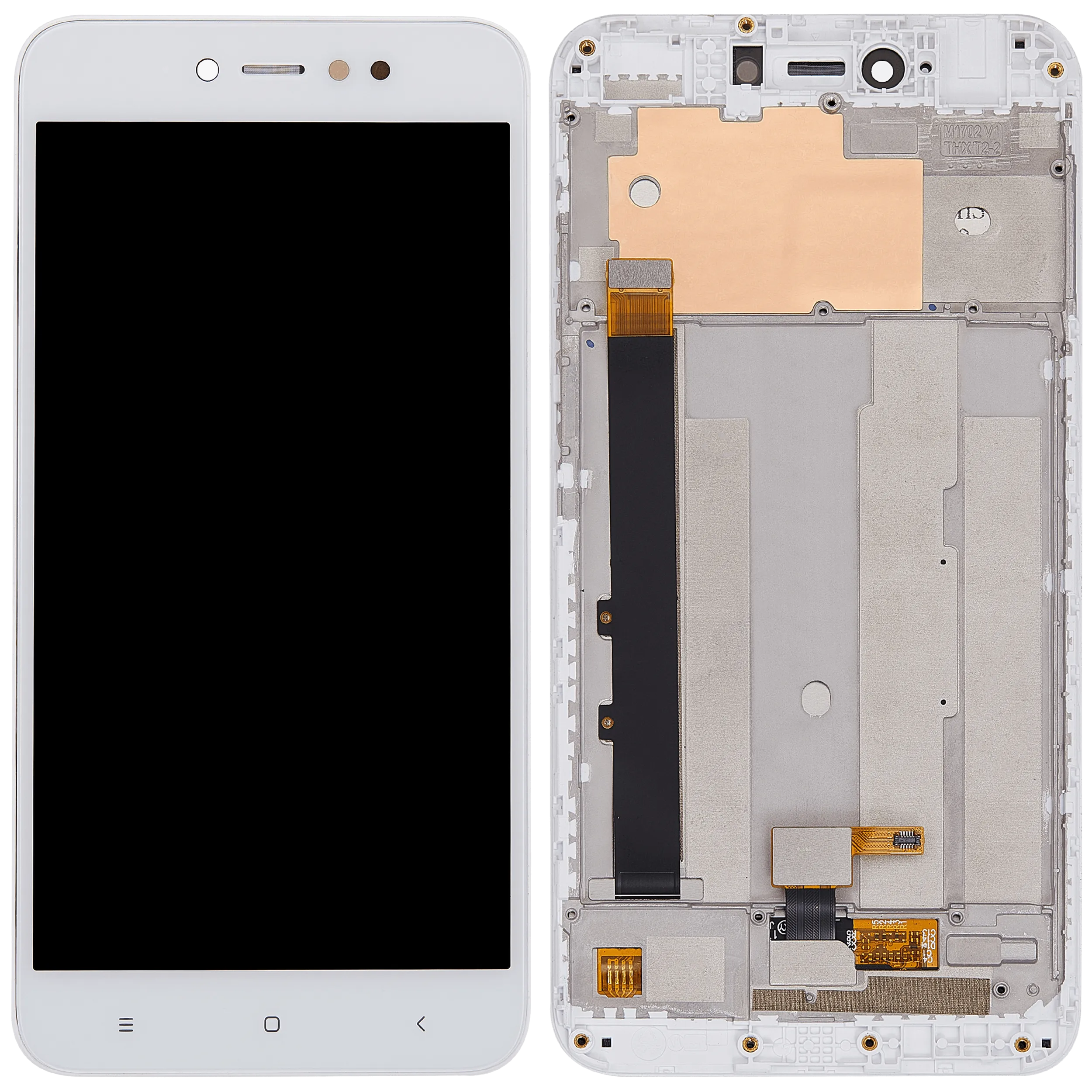 LCD Display mit Rahmen für Xiaomi Redmi Note 5A (Aftermarket Plus) (White (Weiß)) – Bild 2