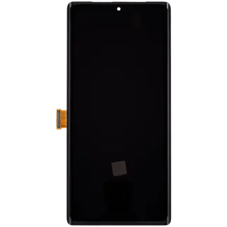 OLED Display mit Rahmen (ohne Fingerprint Sensor) für Google Pixel 6 Pro (Aftermarket Plus / 120HZ)