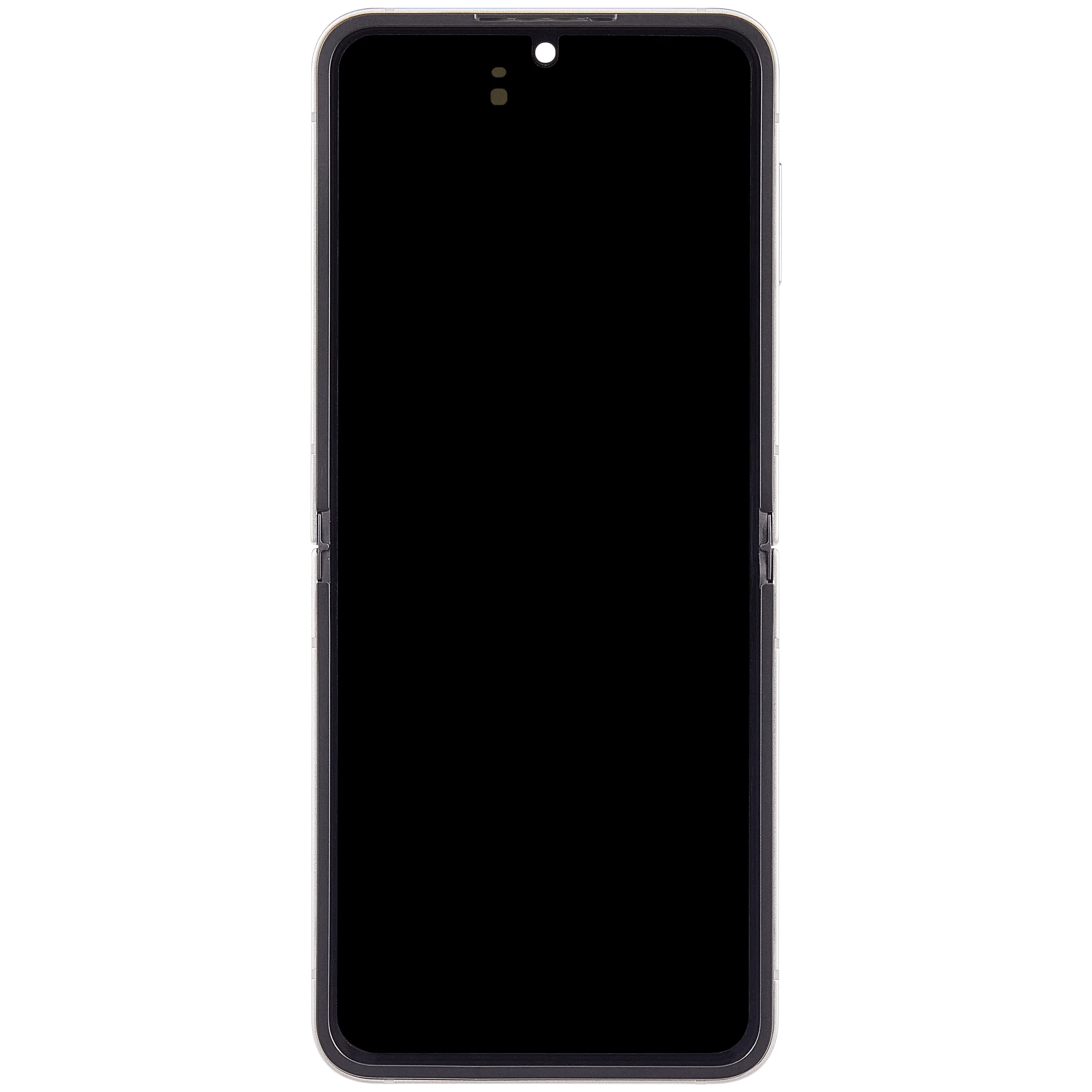 Inner OLED Display mit Rahmen für Samsung Galaxy Z Flip 7 FE 5G (F761) (US & International) (professionell aufgearbeitet) (Silver Shadow) – Bild 2