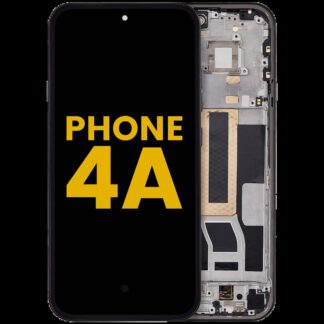 OLED Display mit Rahmen für Nothing Phone (4a) (professionell aufgearbeitet) (Black (Schwarz))
