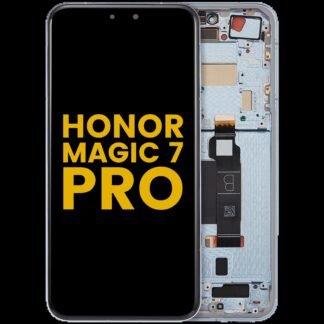 OLED Display mit Rahmen für Honor Magic 7 Pro (professionell aufgearbeitet) (Breeze Blue)
