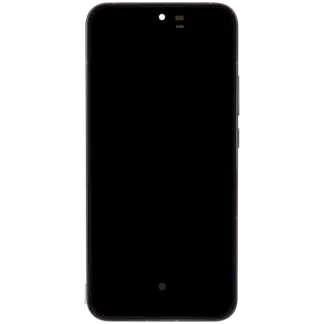 OLED Display mit Rahmen für OPPO Reno 13 (professionell aufgearbeitet) (Black (Schwarz))