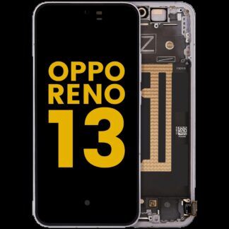 OLED Display mit Rahmen für OPPO Reno 13 (professionell aufgearbeitet) (Purple (Violett))