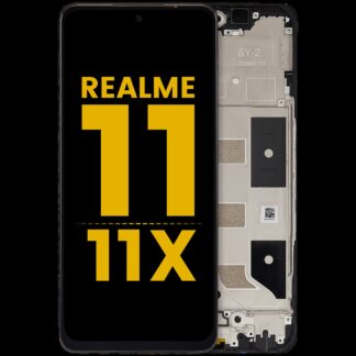 LCD Display mit Rahmen für Realme 11 5G / 11 X (professionell aufgearbeitet)