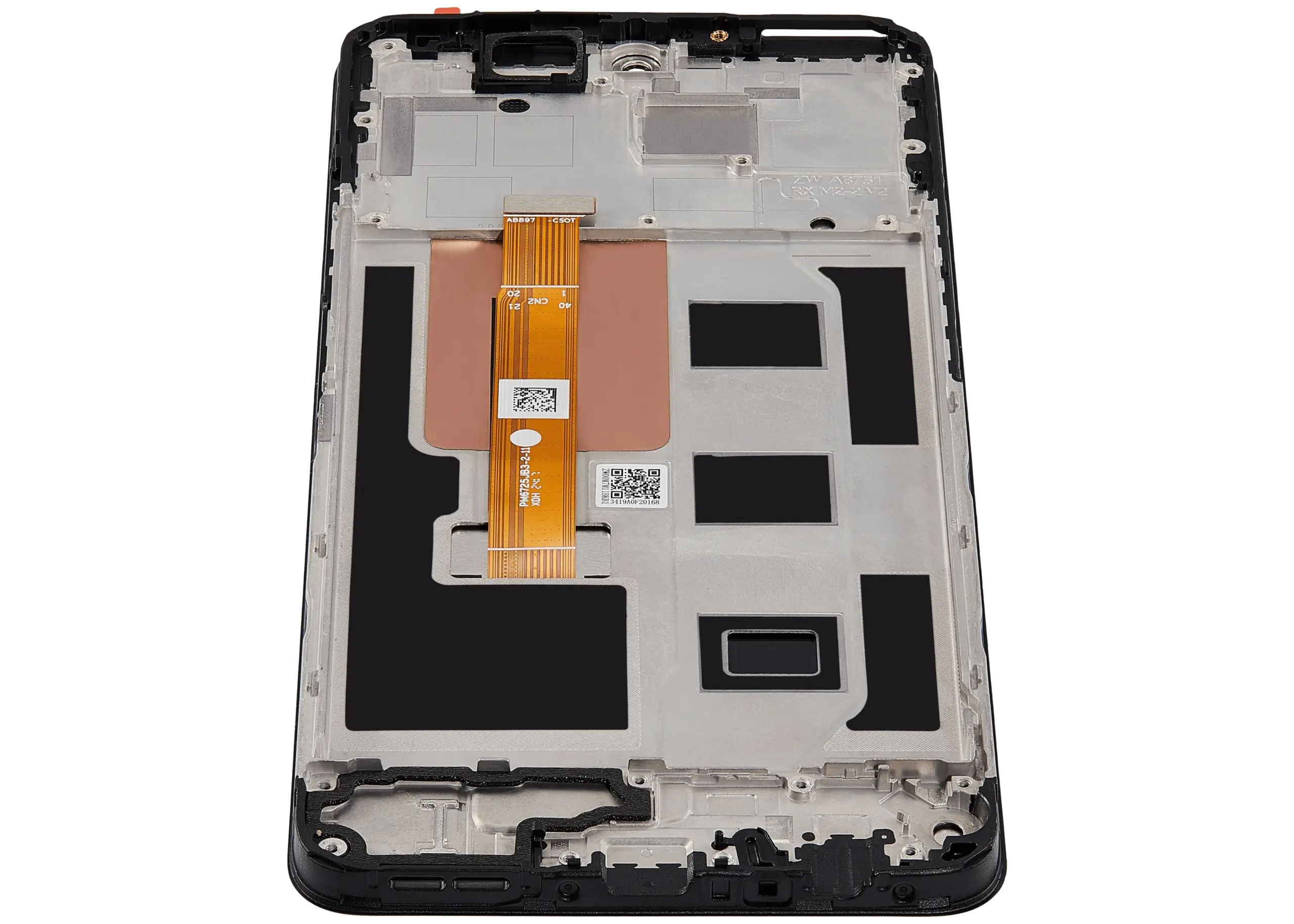 LCD Display mit Rahmen für Realme 12 5G (professionell aufgearbeitet) – Bild 2