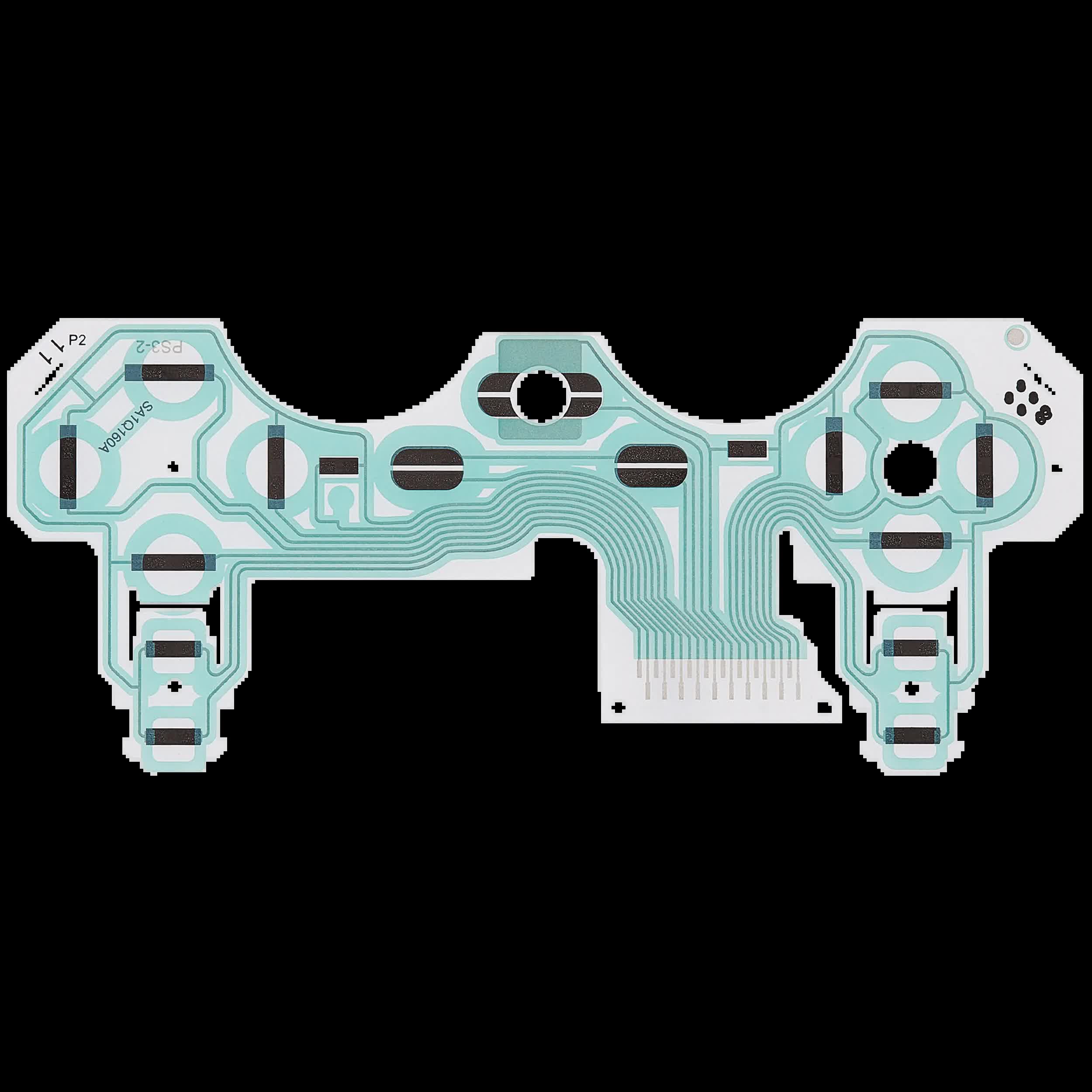Conductive Film Keypad Ribbon Kabel für PlayStation 3 Controller CECH-ZC2U (Model:SA1Q160A)