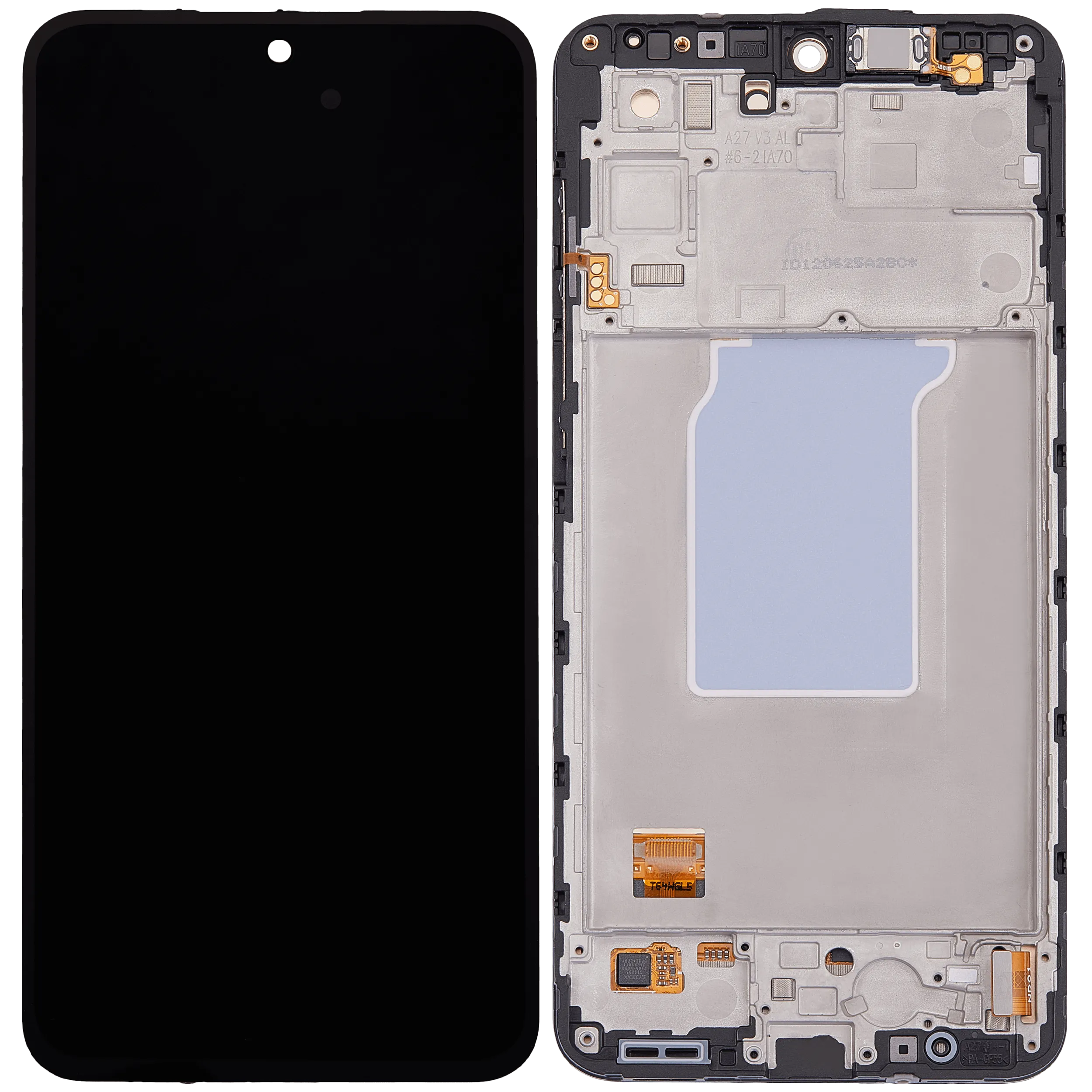 OLED Display mit Rahmen für Samsung Galaxy A27 5G (A276 / 2026) (professionell aufgearbeitet) – Bild 2