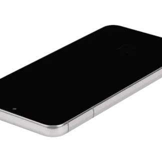 OLED Display mit Rahmen für Samsung Galaxy S22 5G (US & International) (Aftermarket Plus) (White (Weiß))