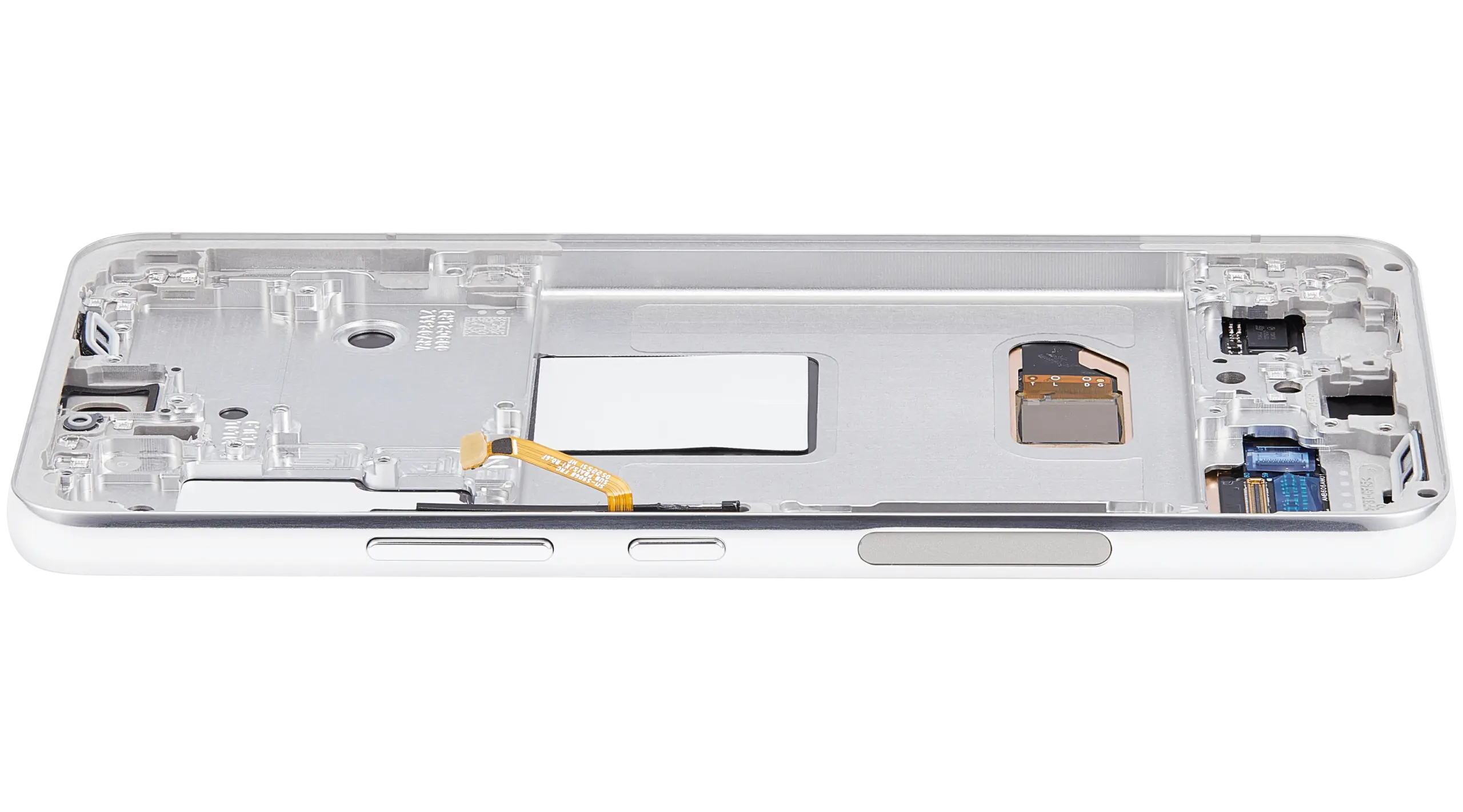 OLED Display mit Rahmen für Samsung Galaxy S22 5G (US & International) (Aftermarket Plus) (White (Weiß)) – Bild 3