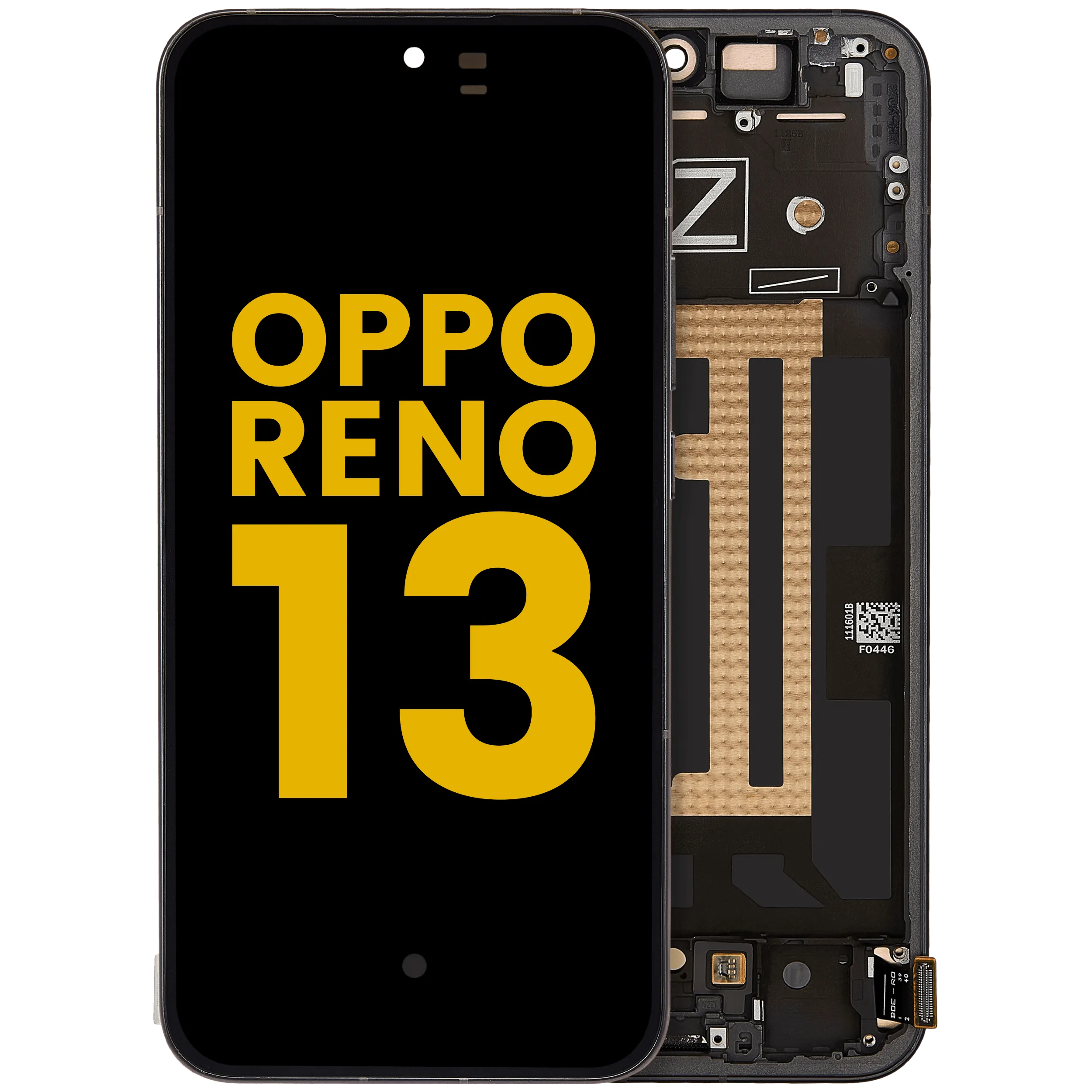 LCD Display mit Rahmen für Realme 13 5G (professionell aufgearbeitet) – Bild 2