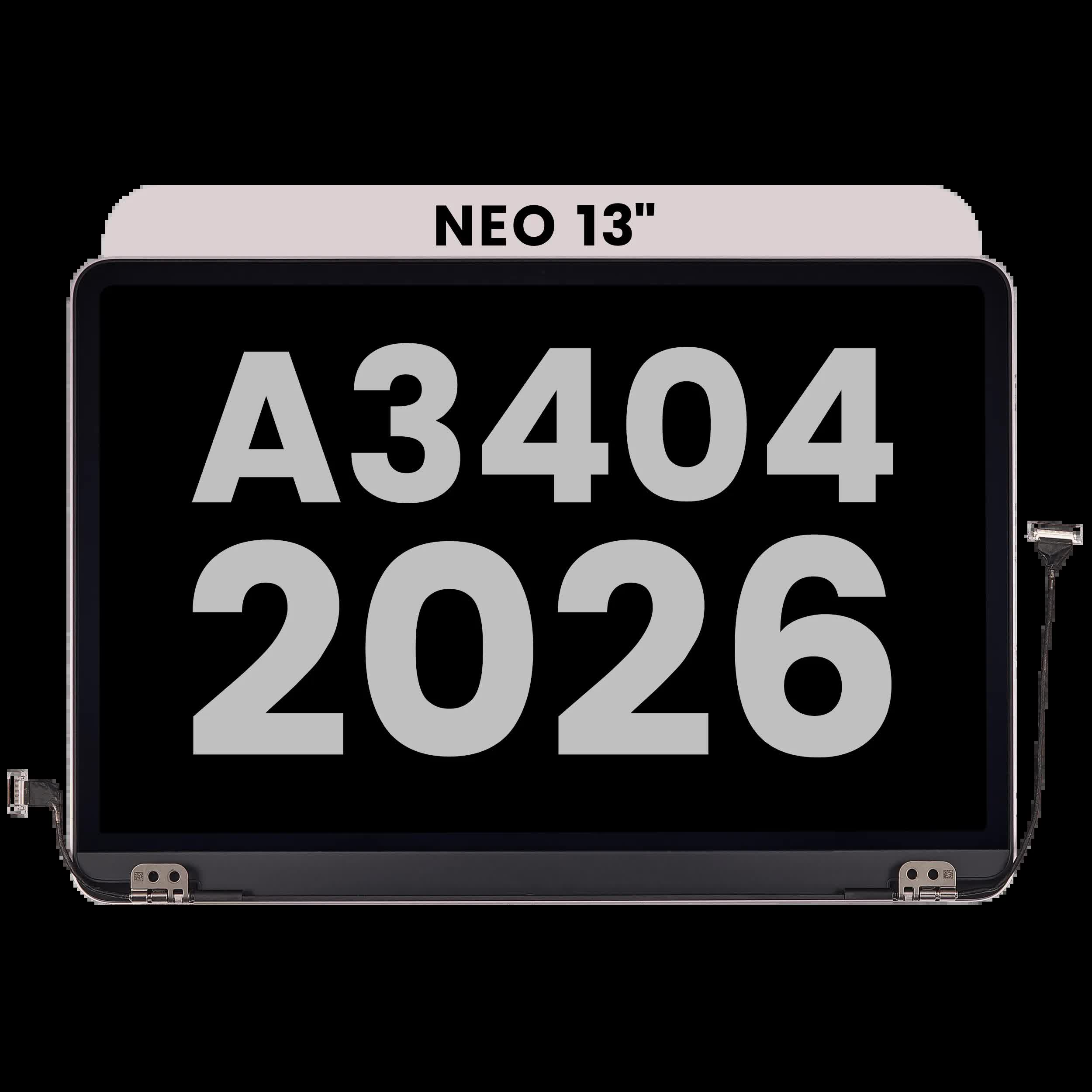 komplette LCD-Displayeinheit für MacBook Neo 13" A3404 (2026) (ausgebautes Originalteil: Grade A) (Blush)