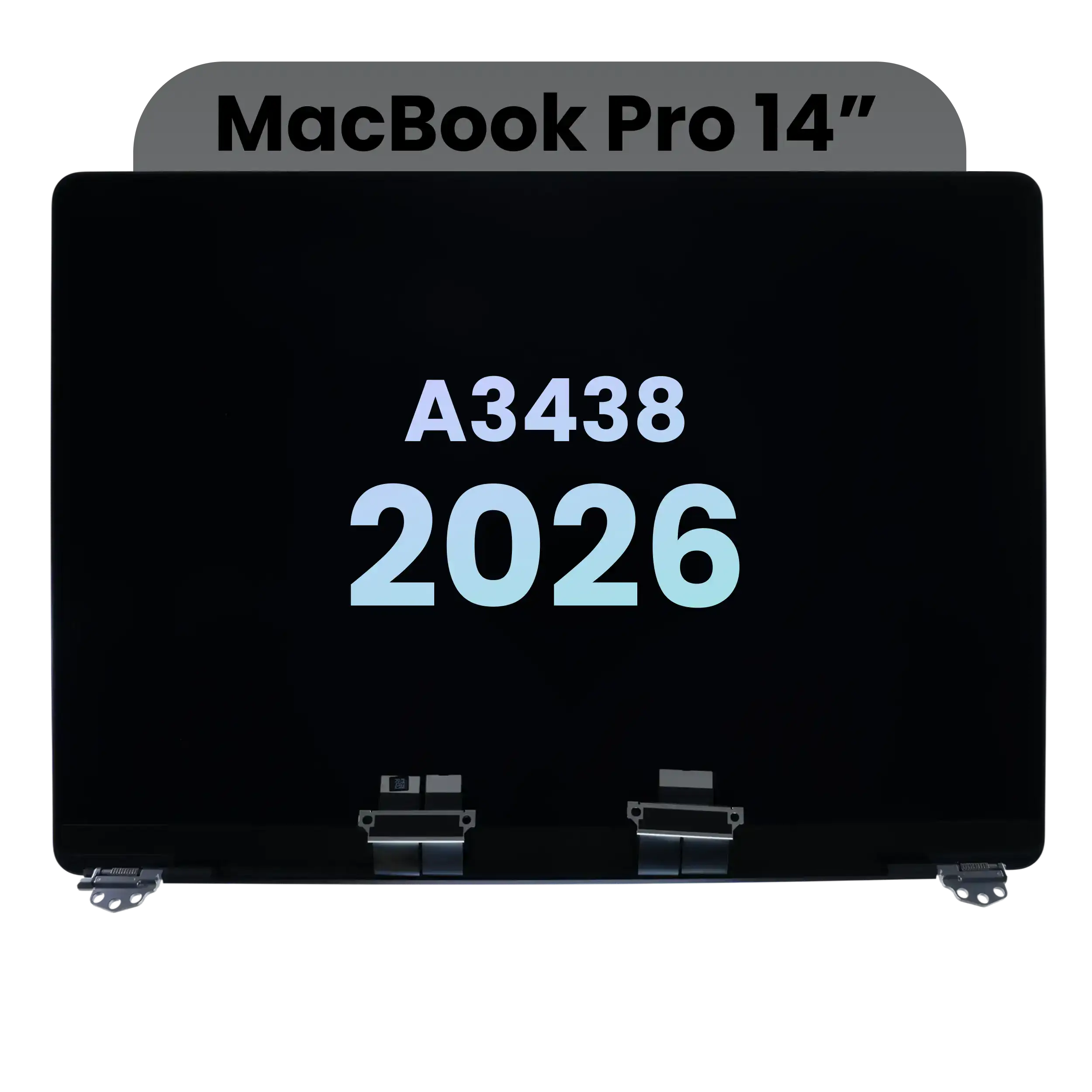 komplette LCD-Displayeinheit für MacBook Pro 14" A3426 (2026) (ausgebautes Originalteil: Grade A) (Space Black) – Bild 4
