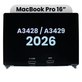 komplette LCD-Displayeinheit für MacBook Pro 16" A3428 / A3429 (2026) (ausgebautes Originalteil: Grade A) (Space Black)