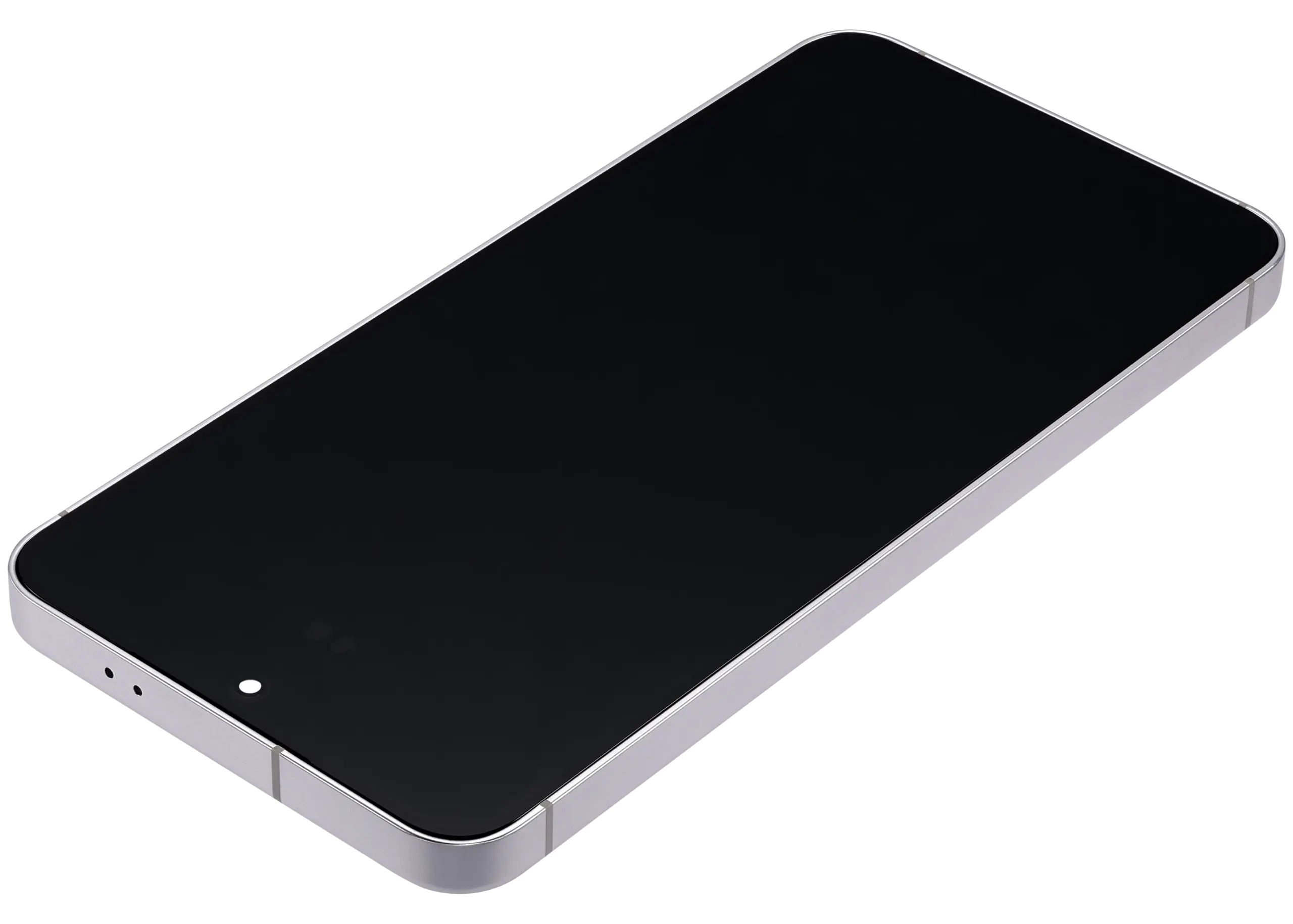 OLED Display mit Rahmen für Samsung Galaxy S24 5G (US & International Version) (Aftermarket Plus) (Marble Grey) – Bild 2