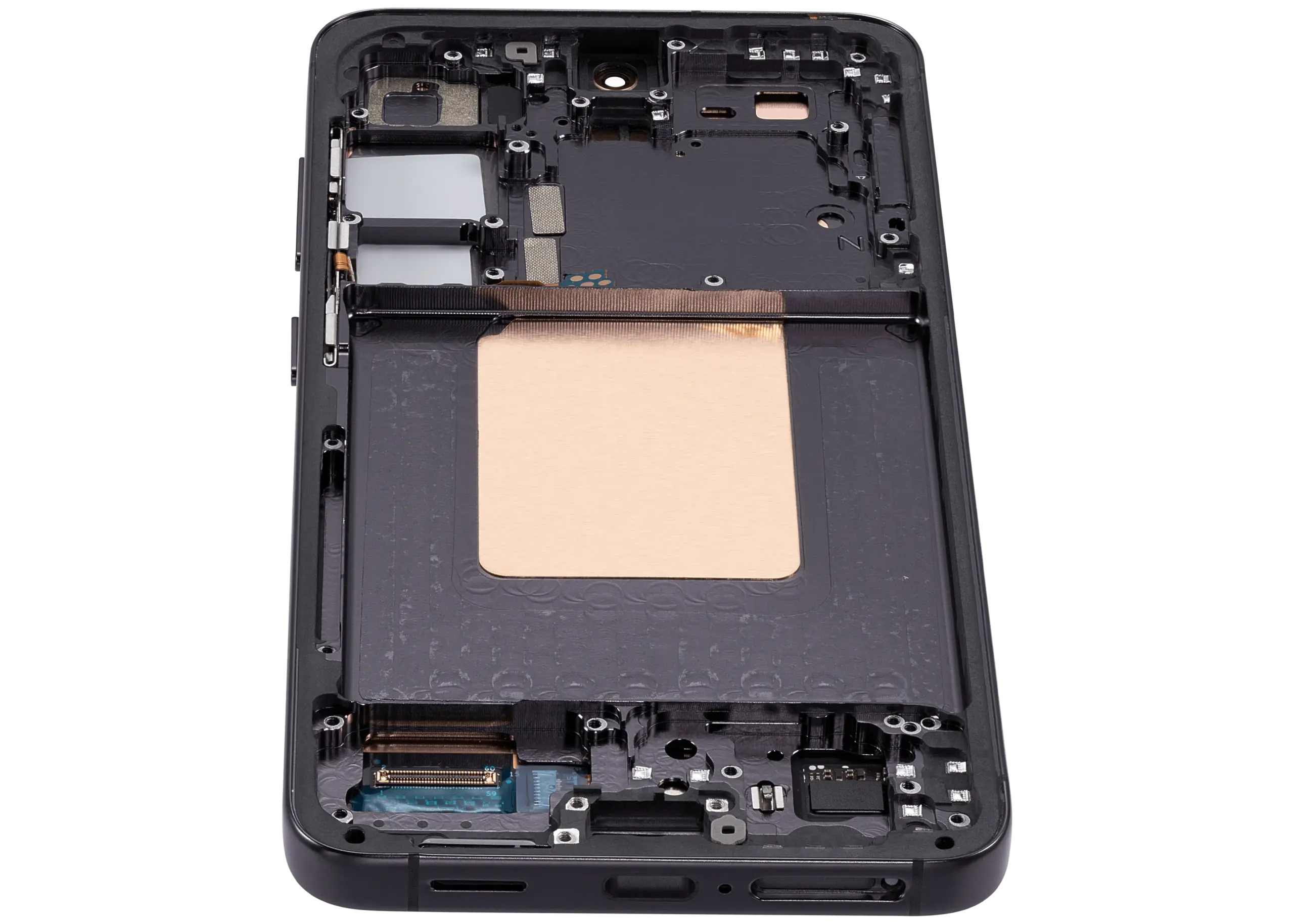 OLED Display mit Rahmen für Samsung Galaxy S24 5G (US & International Version) (Aftermarket Plus) (Onyx Black) – Bild 4