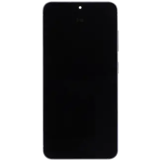 OLED Display mit Rahmen für Samsung Galaxy S25 5G (US & International) (Aftermarket Plus) (Icy Blue)