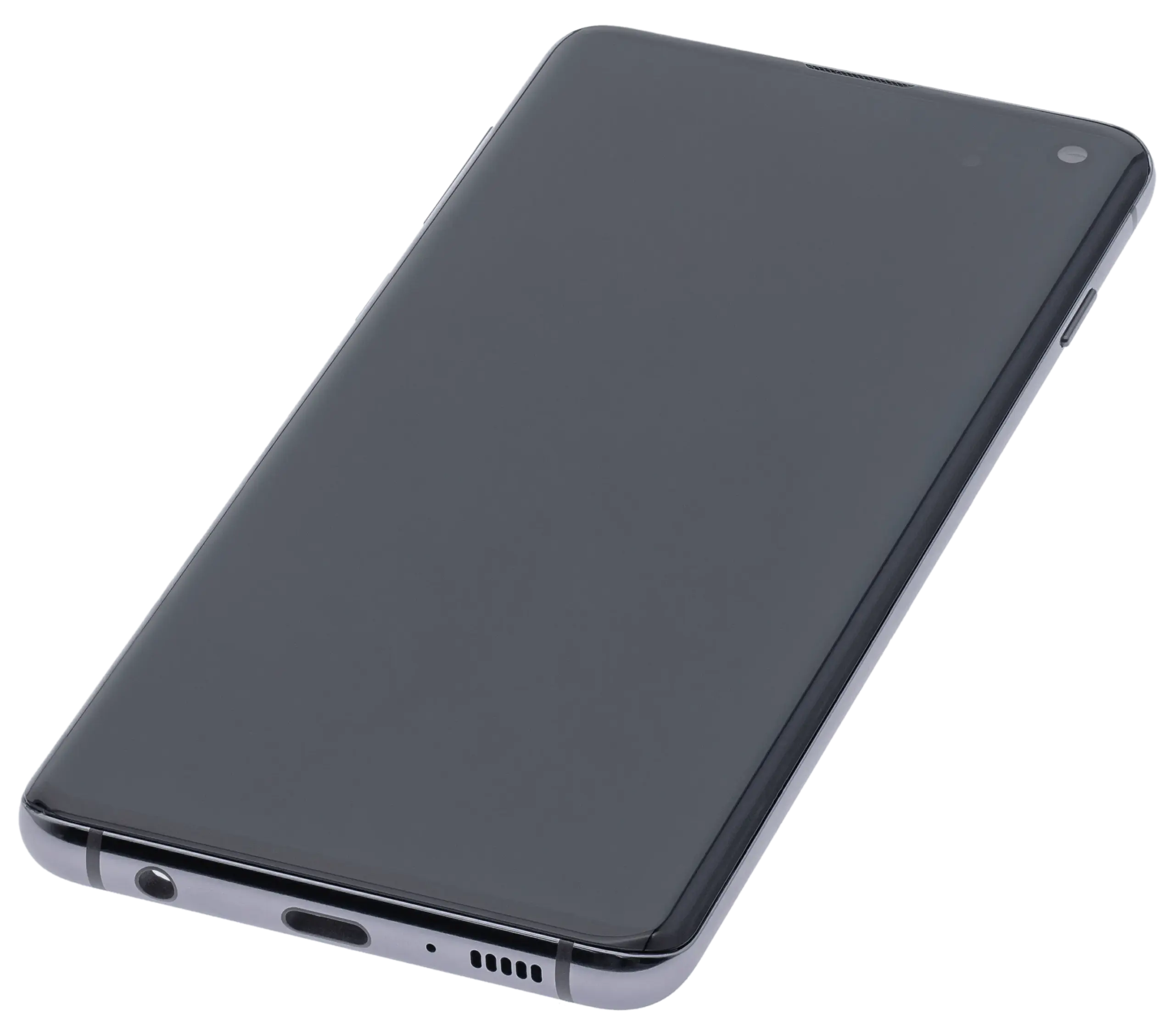 OLED Display mit Rahmen für Samsung Galaxy S10 (Aftermarket Plus) (Prism / Ceramic Black) – Bild 4