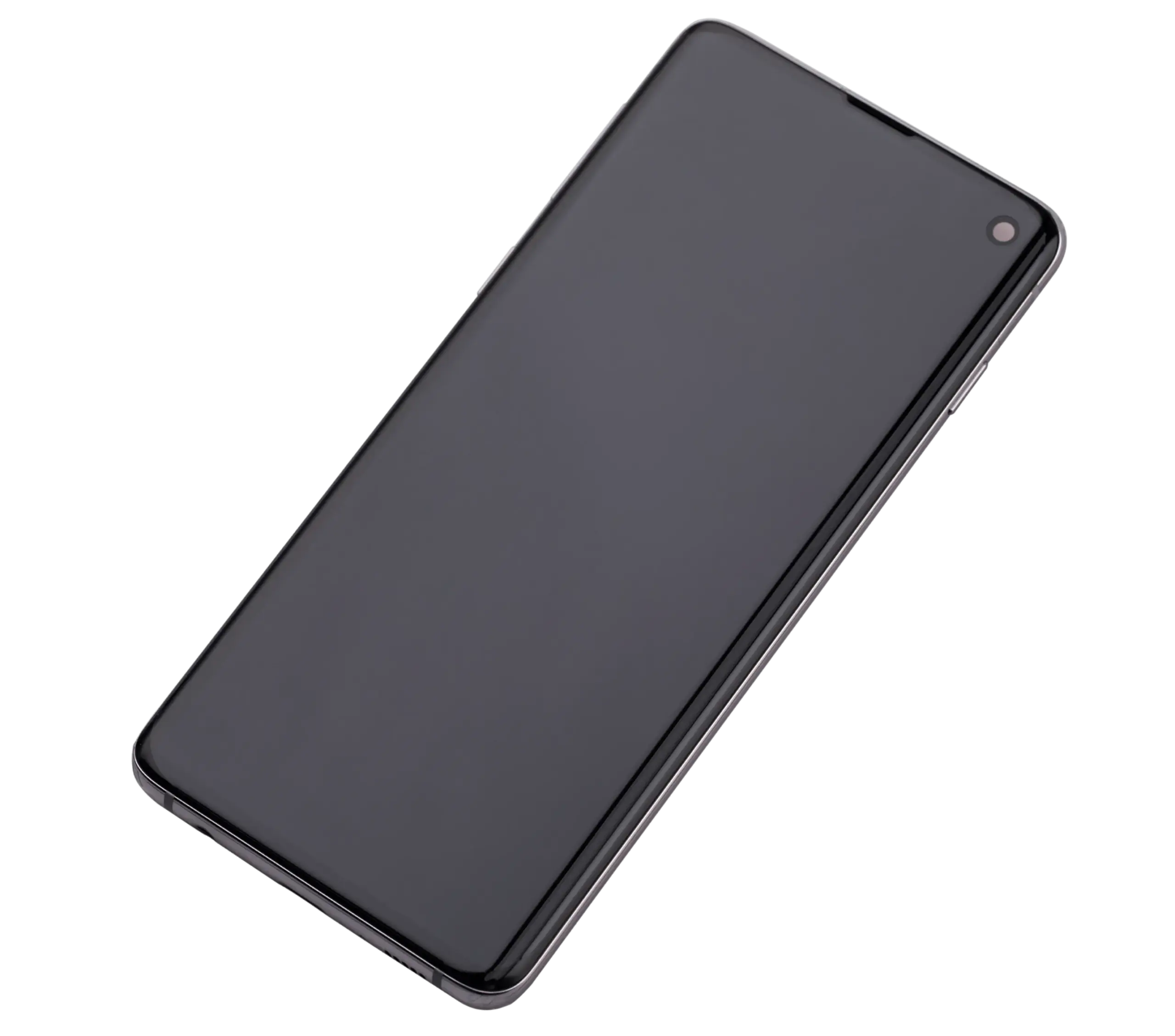 OLED Display mit Rahmen für Samsung Galaxy S10 (Aftermarket Plus) (Prism White) – Bild 4