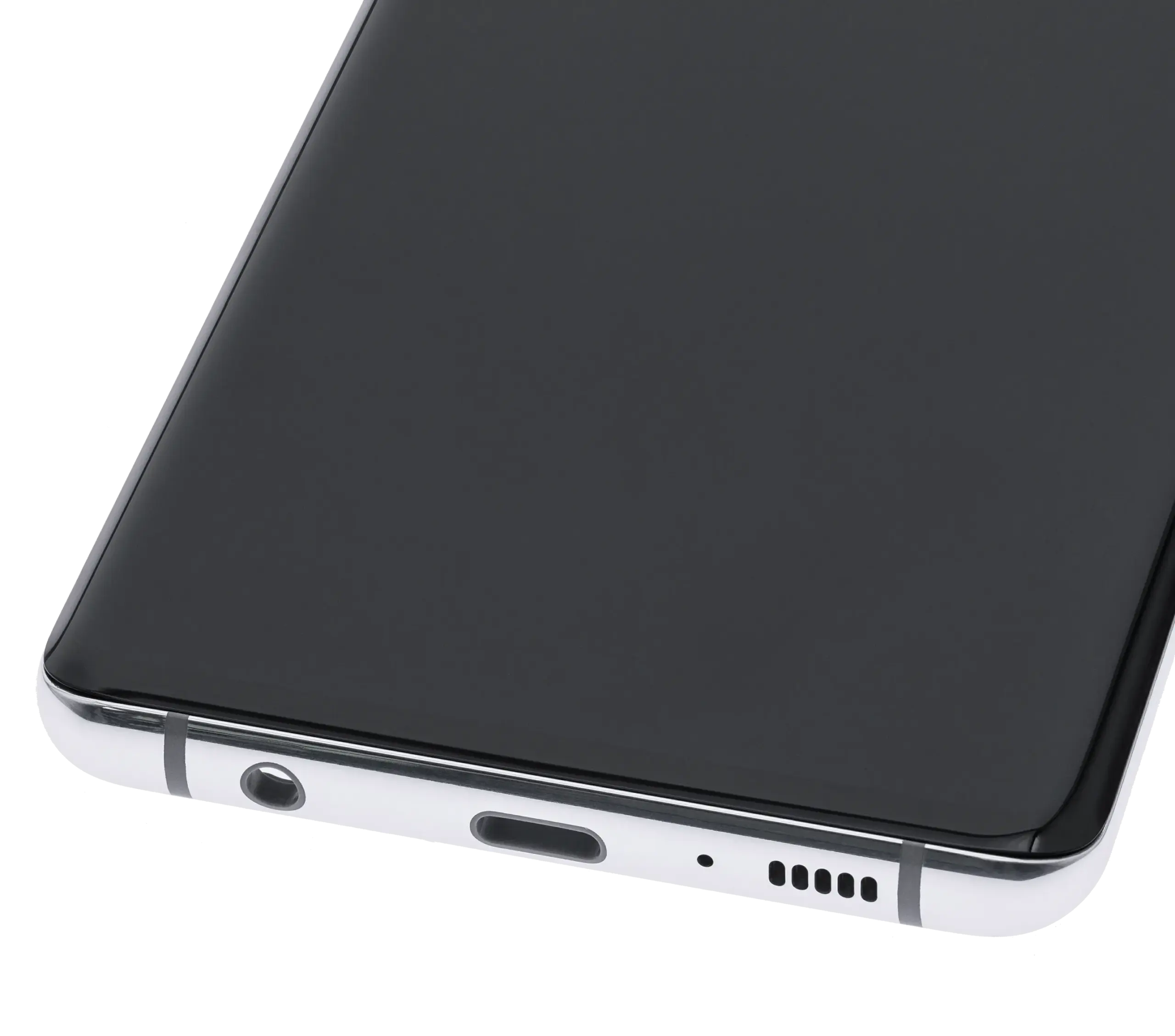 OLED Display mit Rahmen für Samsung Galaxy S10 Plus (Aftermarket Plus) (Prism White) – Bild 2
