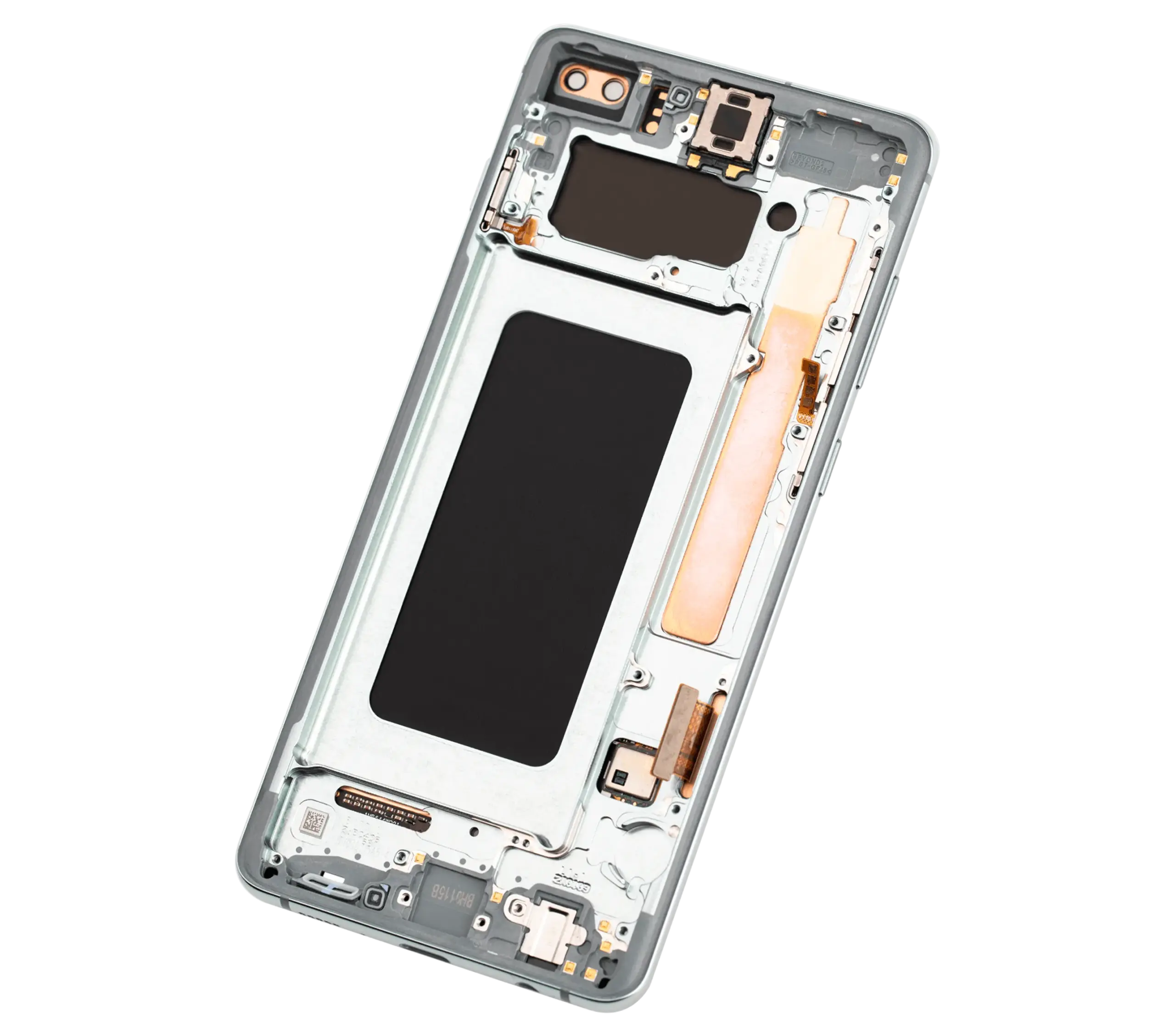 OLED Display mit Rahmen für Samsung Galaxy S10 Plus (Aftermarket Plus) (Prism Green) – Bild 2