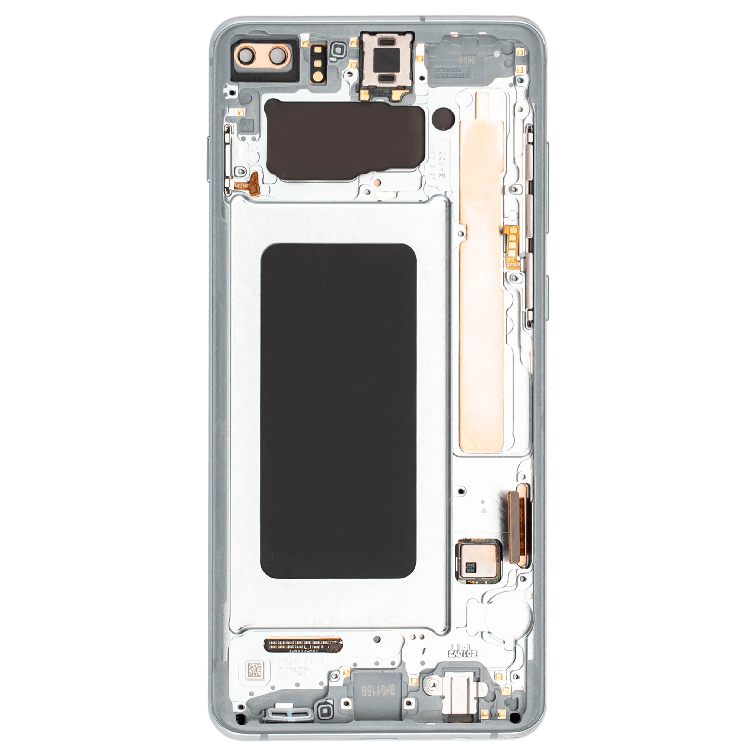 OLED Display mit Rahmen für Samsung Galaxy S10 Plus (Aftermarket Plus) (Prism Green) – Bild 4