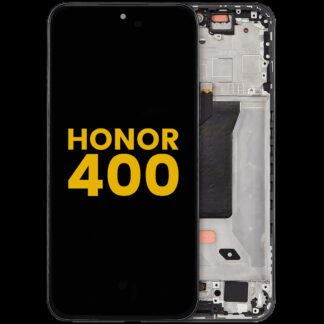 OLED Display mit Rahmen für Honor 400 (professionell aufgearbeitet) (Midnight Black (Schwarz))