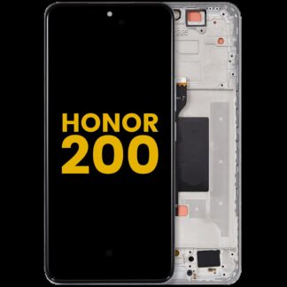 OLED Display mit Rahmen für Honor 200 (professionell aufgearbeitet) (Emerald Green)
