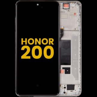 OLED Display mit Rahmen für Honor 200 (professionell aufgearbeitet) (Coral Pink)