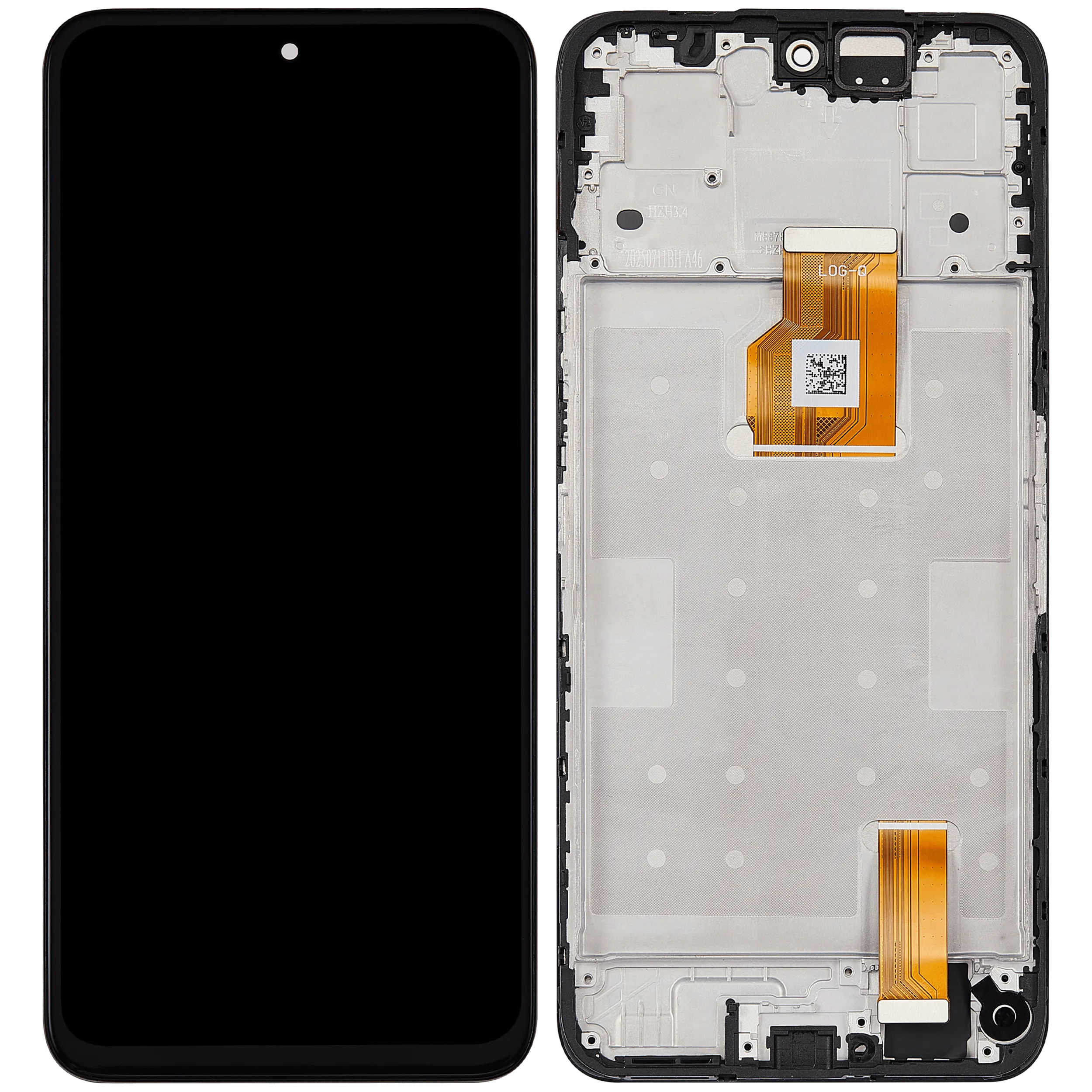 LCD Display mit Rahmen für Honor X7D 4G / X7D 5G / 400 Smart 4G / 400 Smart 5G (professionell aufgearbeitet) – Bild 3