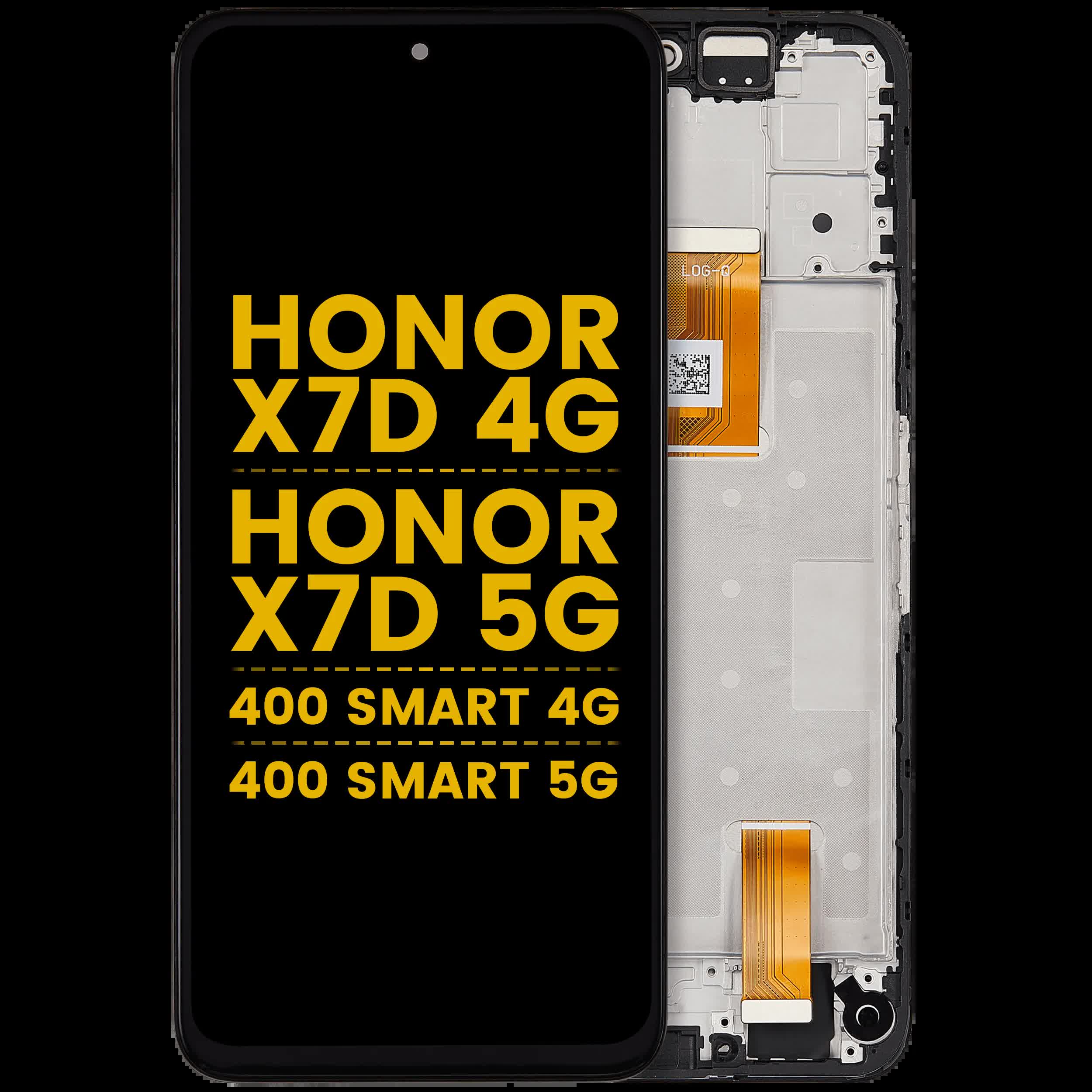 LCD Display mit Rahmen für Honor X7D 4G / X7D 5G / 400 Smart 4G / 400 Smart 5G (professionell aufgearbeitet)