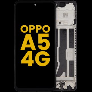LCD Display mit Rahmen für OPPO A5 4G (2025) (professionell aufgearbeitet)