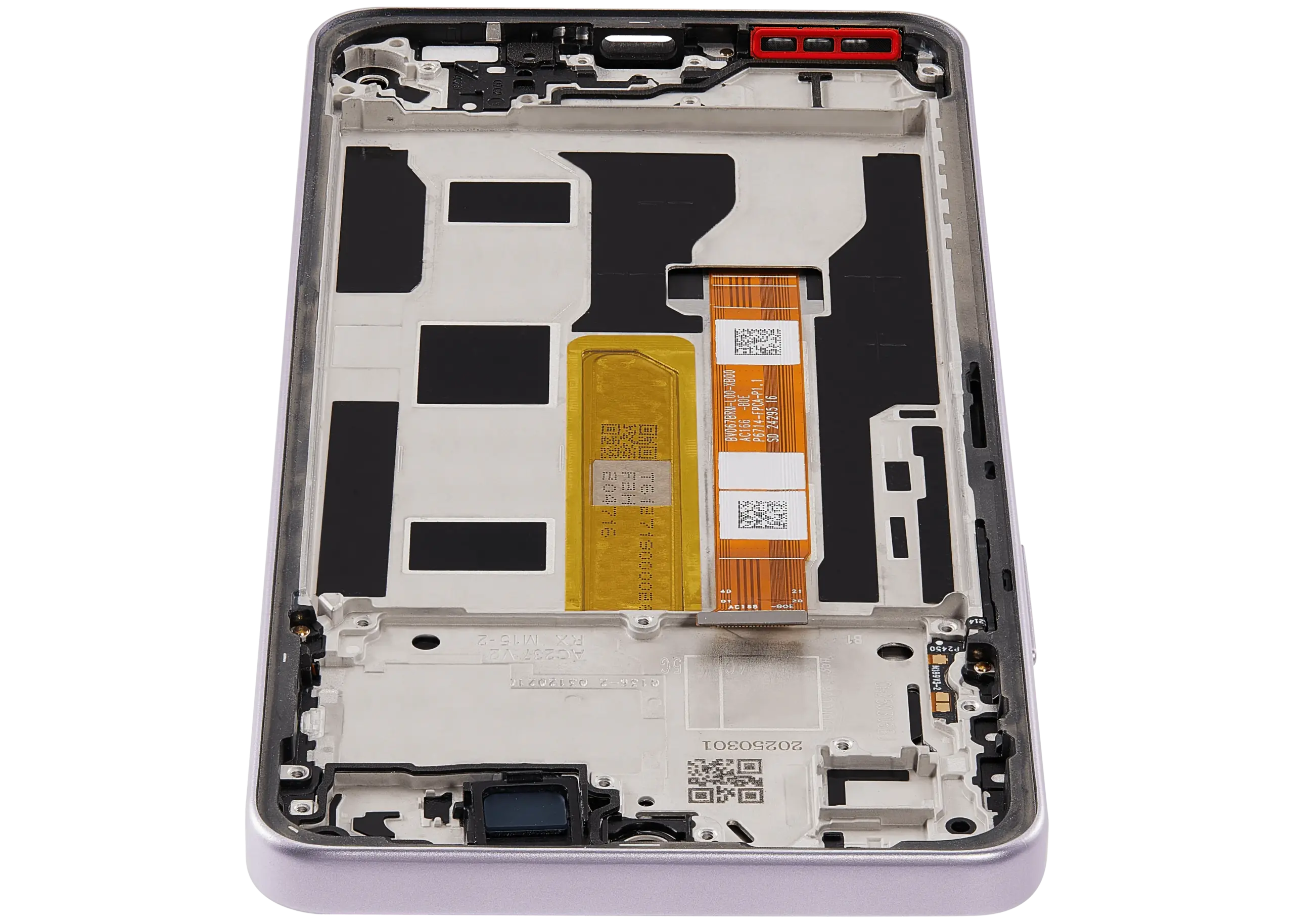LCD Display mit Rahmen für OPPO A5 Pro 5G (professionell aufgearbeitet) (Flower Pink) – Bild 3